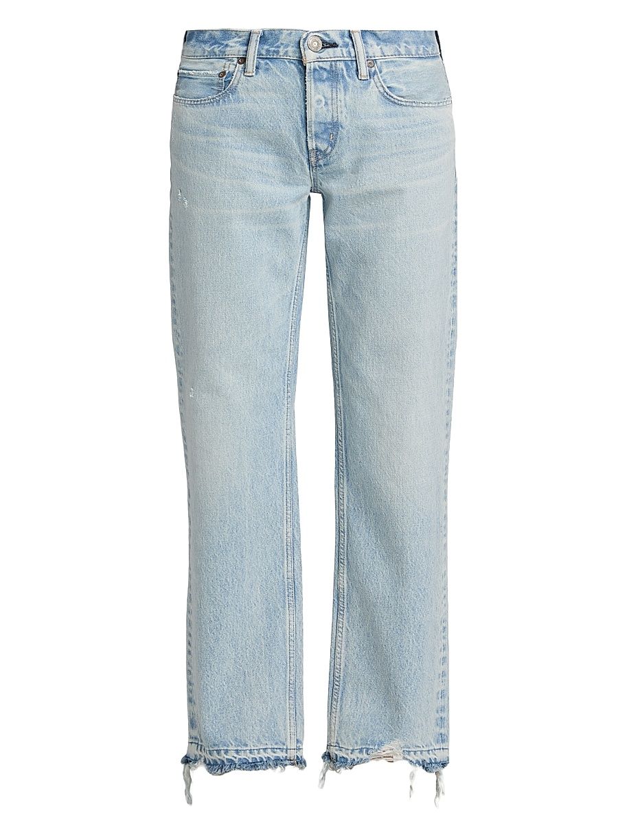 Women's Barrington Low-Rise Straight-Fit Jeans - Light Blue - Size 31