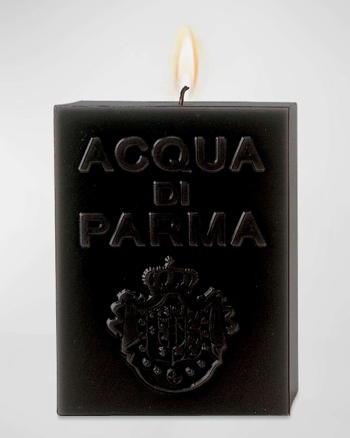 Black Cube Candle, Amber