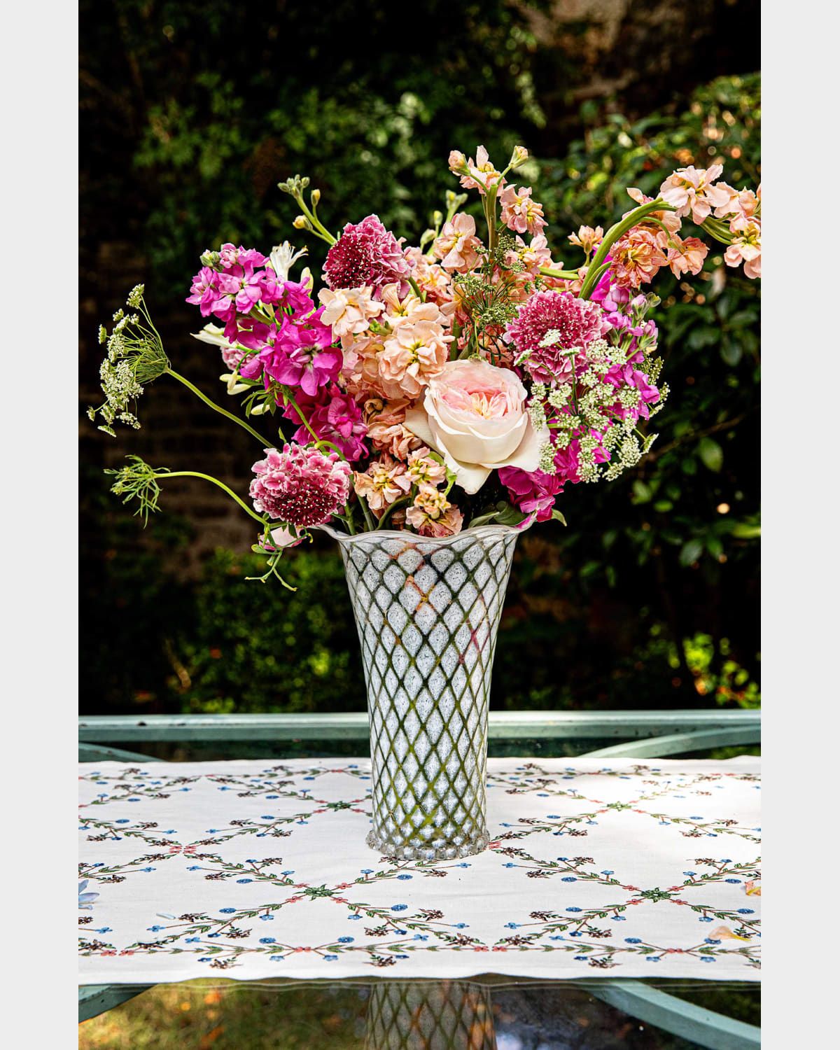 Trellis 9" Flared Vase