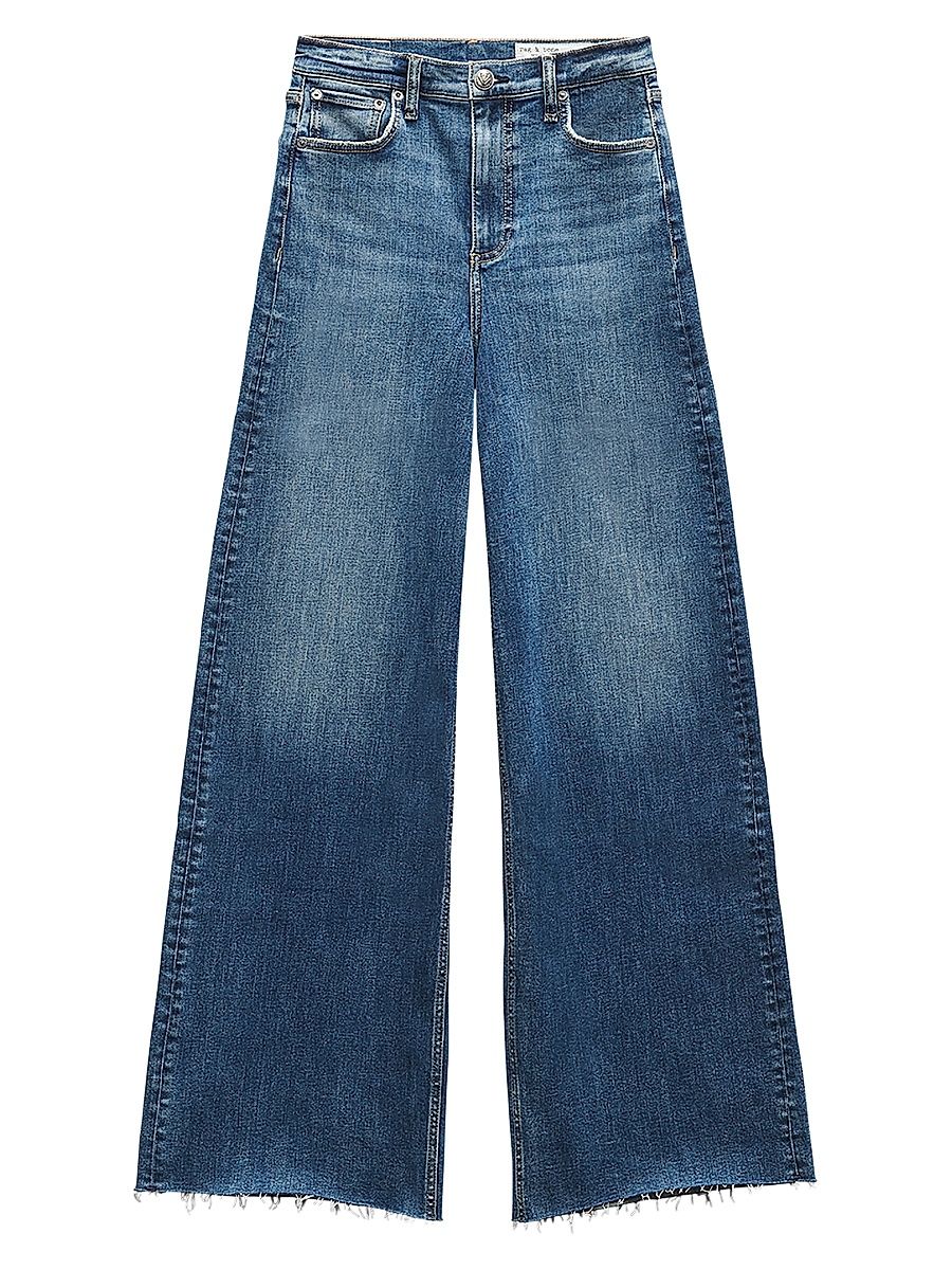 Women's Flexi Sofie High-Rise Wide-Leg Jeans - Willow - Size 31