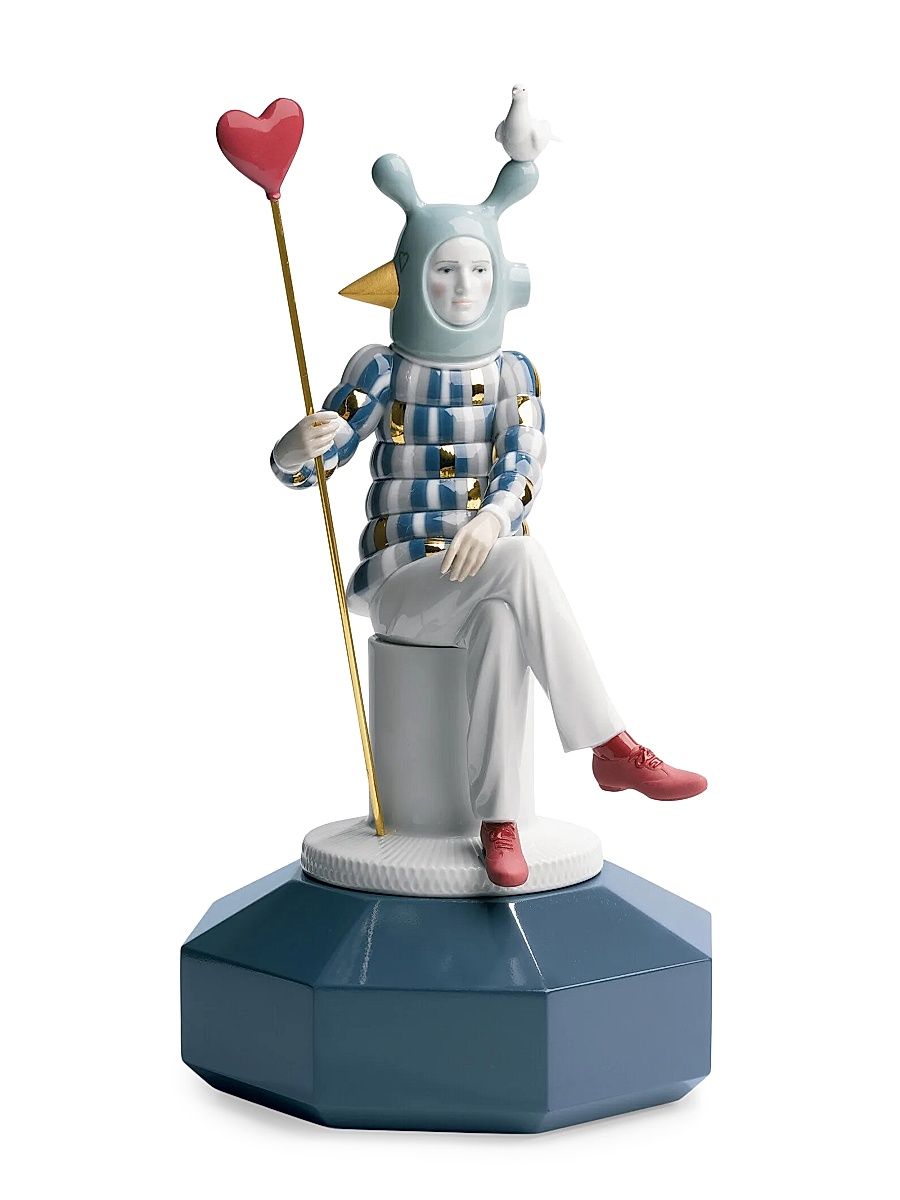 The Lover III Sculpture by Jaime Hayon - Bluewhiteandred