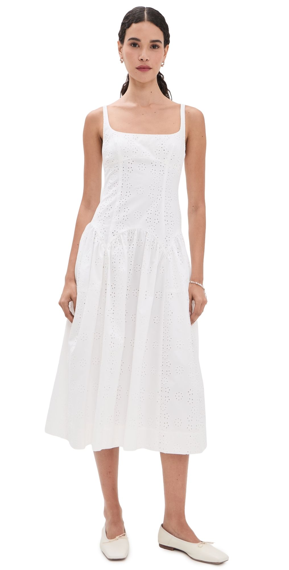 Sandy Liang Cricket Dress White 10