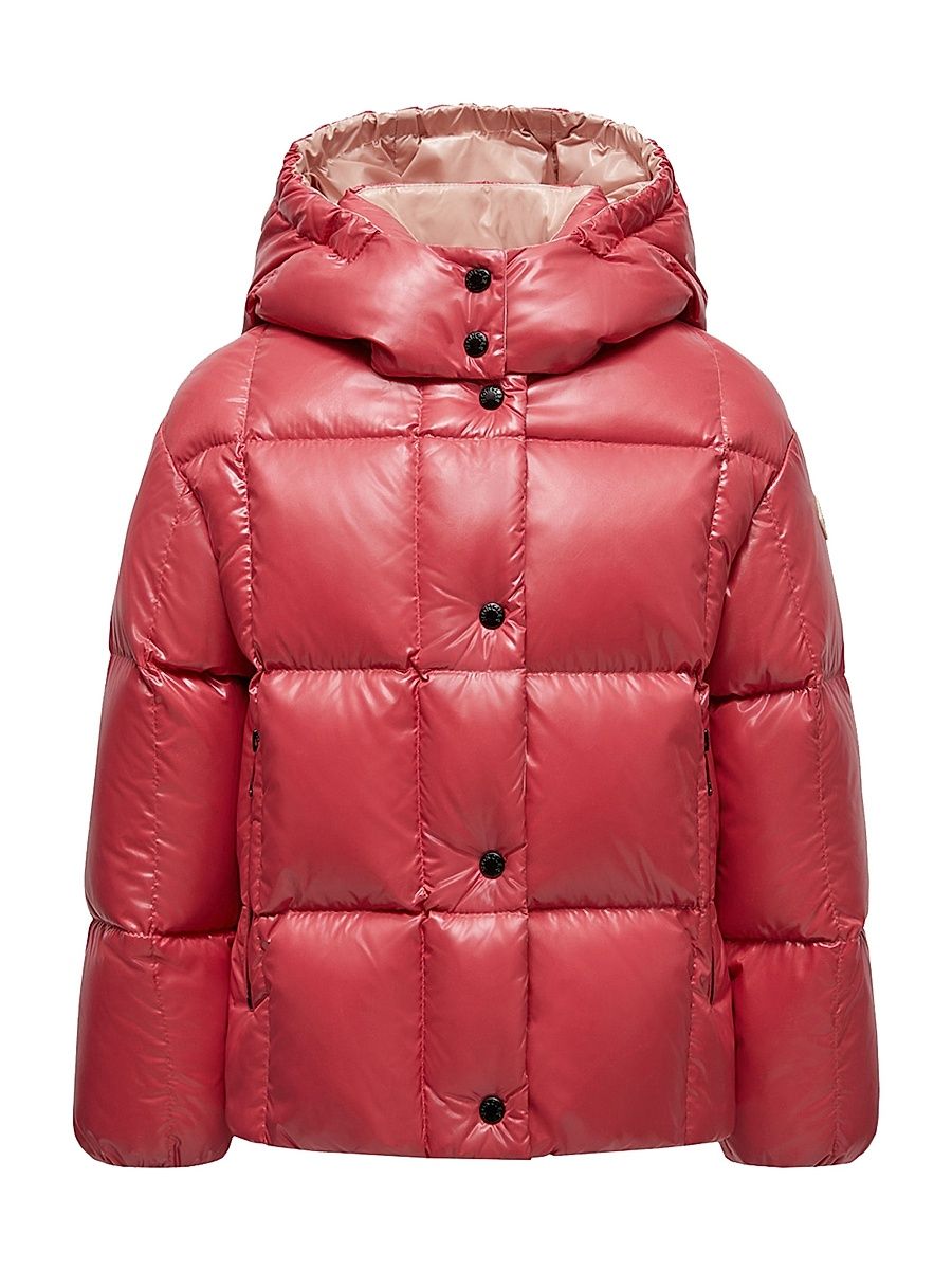 Little Girl's & Girl's Parana Puffer Jacket - Coral Pink - Size 14