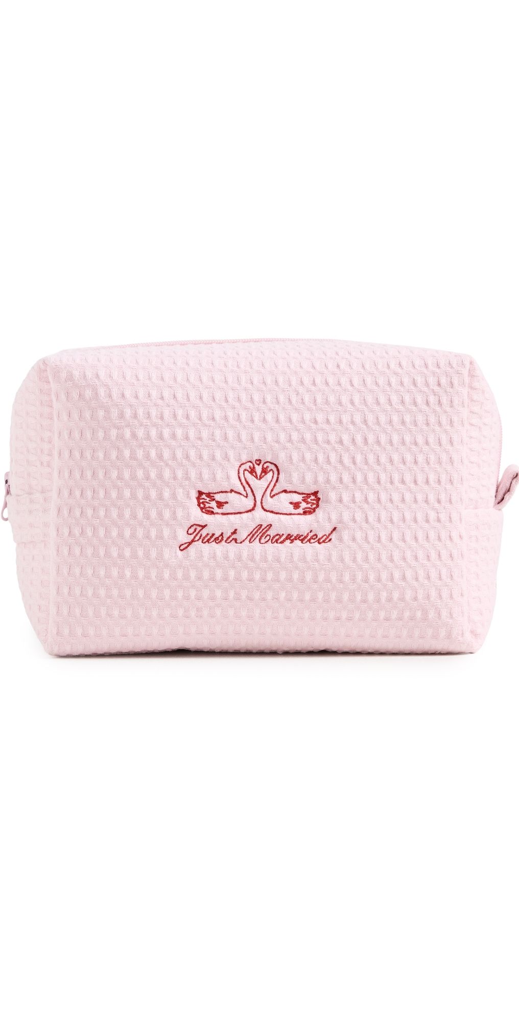 Abbode Just Married Waffle Pouch Peony One Size