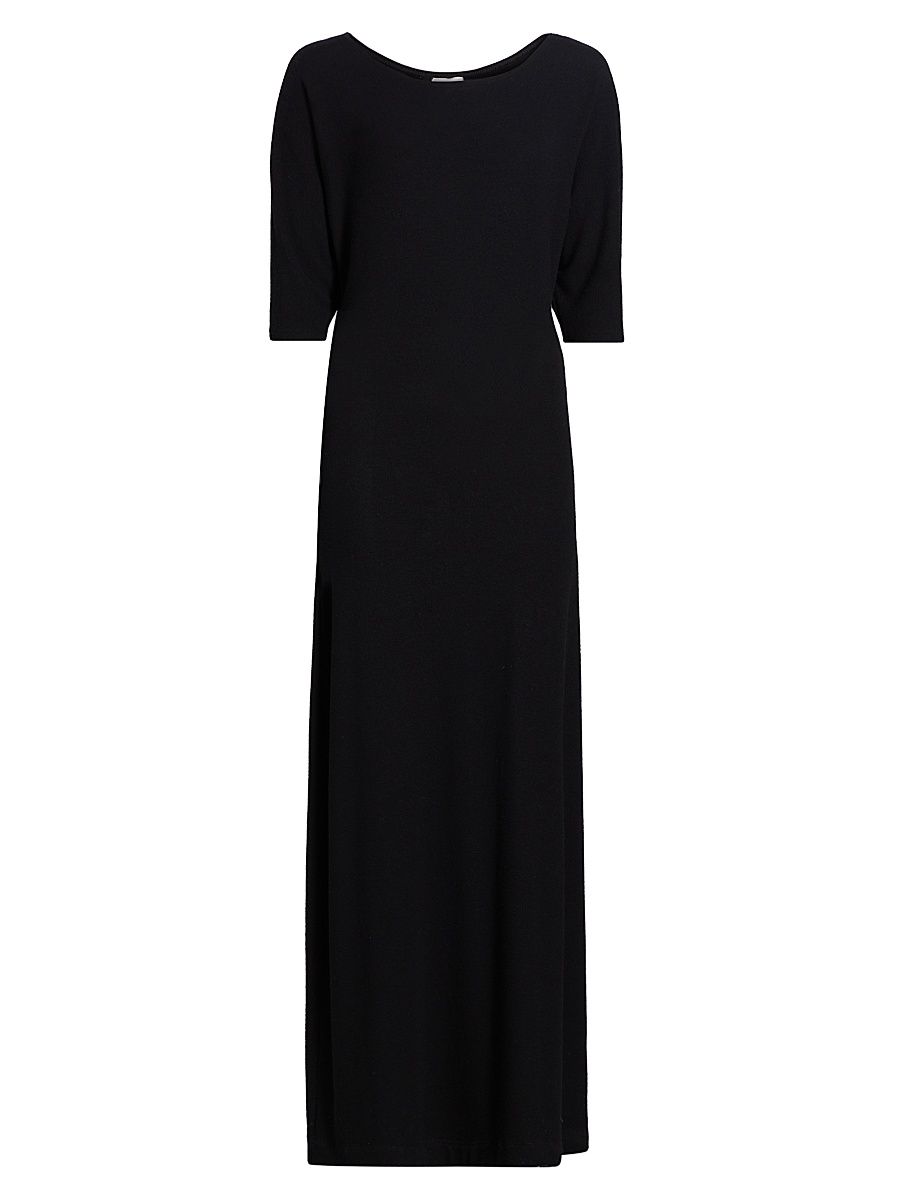 Women's Lauren Off-the-Shoulder Maxi Dress - Black - Size Large