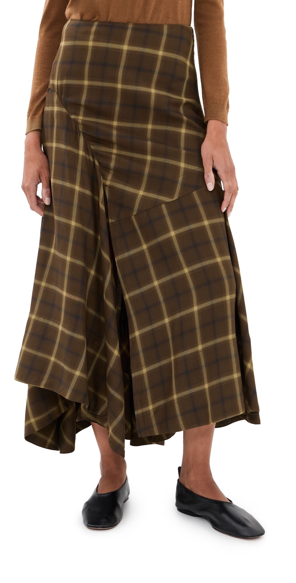 CO Slash Volume Skirt Chocolate 0