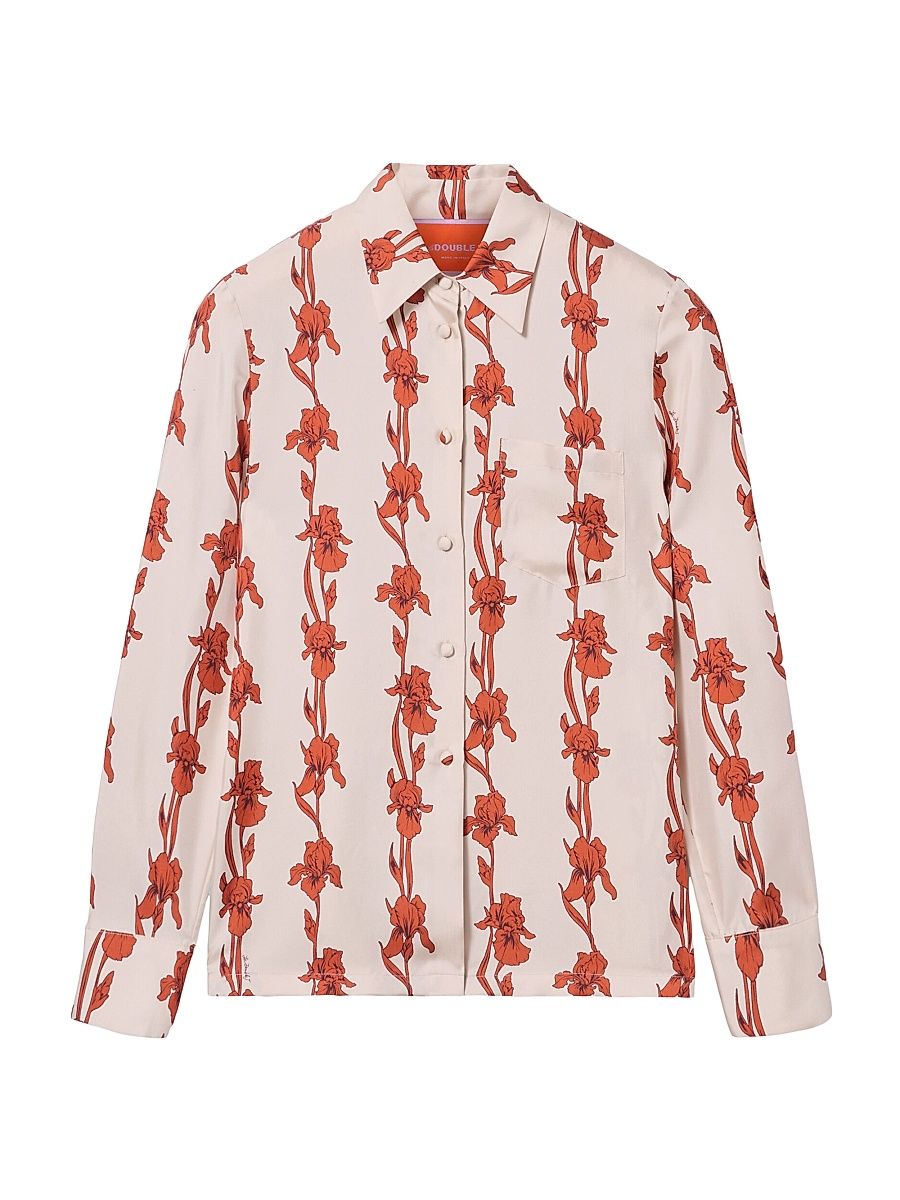 Women's Boy Shirt - Dark Orange - Size XL