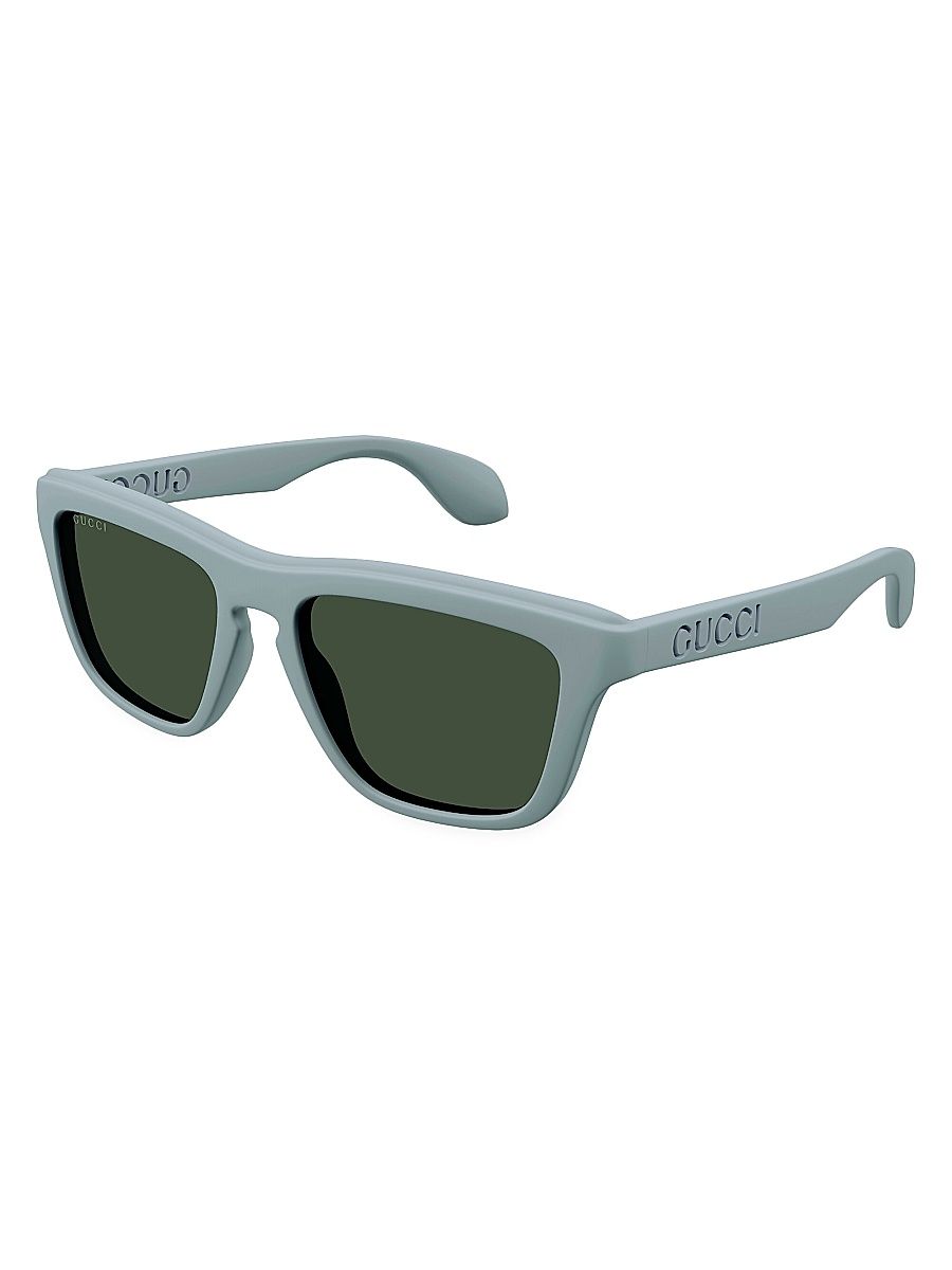 Men's Twinsburg 55MM Square Sunglasses - Light Blue Grey