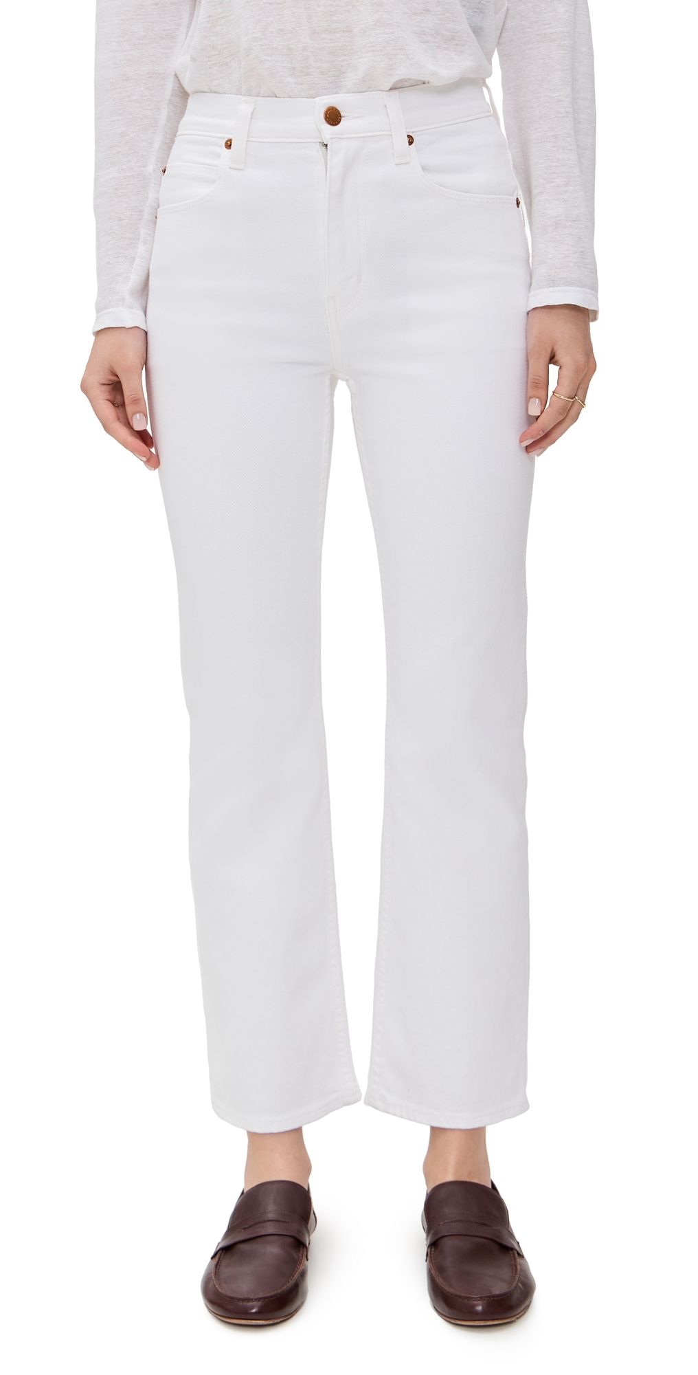 Jamie Haller The Kenickie Jeans in Soft White Soft White 28