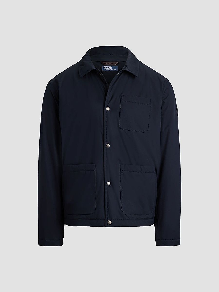 Men's The Abottson Gabardine Overshirt - Collection Navy - Size XXL