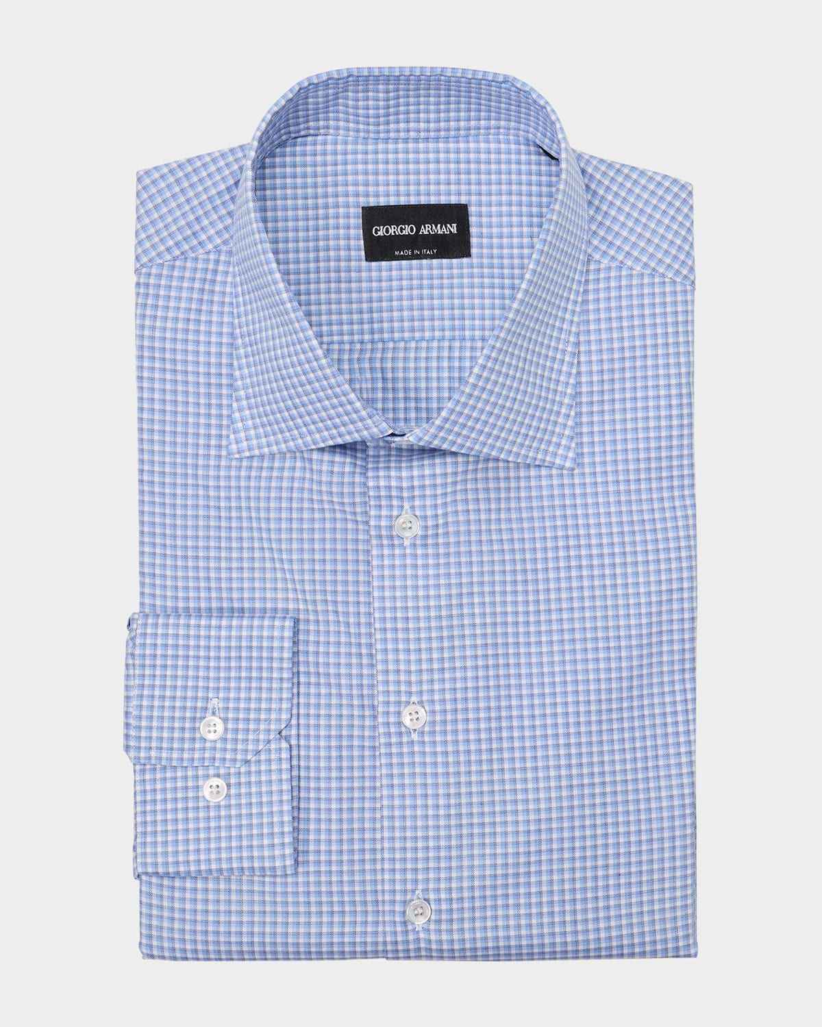 Men & apos;s Cotton Plaid Dress Shirt