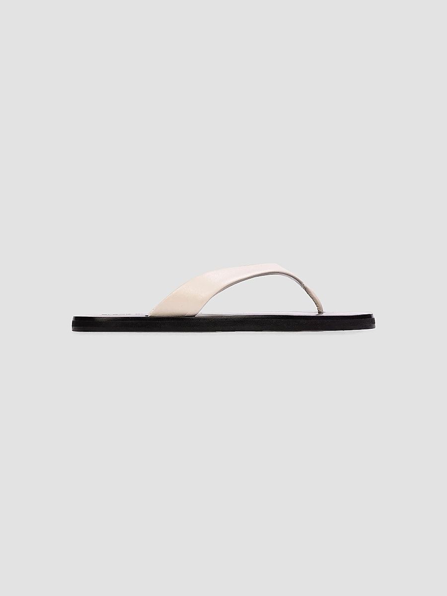 Black Suede Studio Women's Bae Sandals - Coconut Leather - Size 7