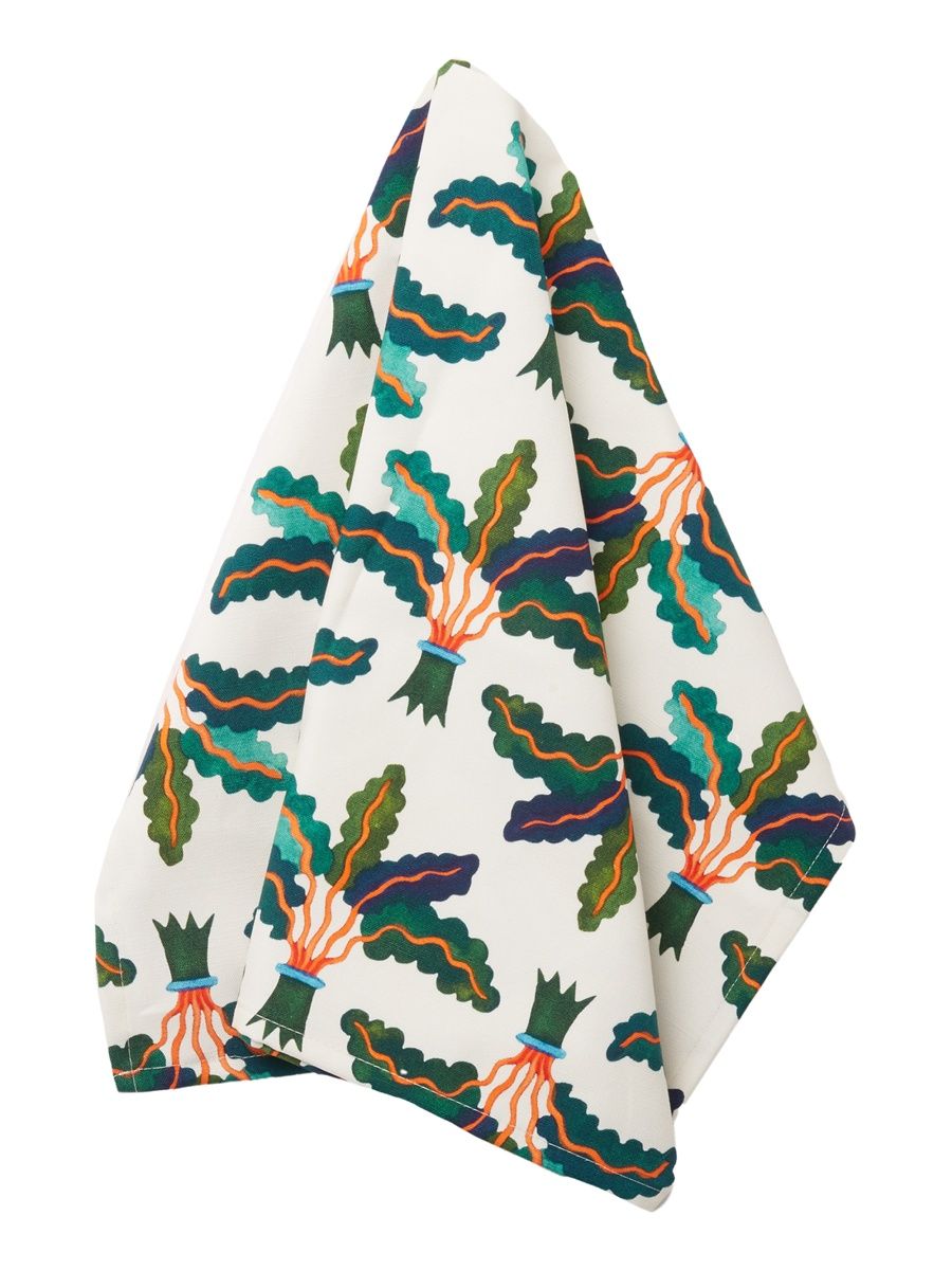 La DoubleJ Dishtowel (19.6'' x 27.5'') - Palms Multicolor