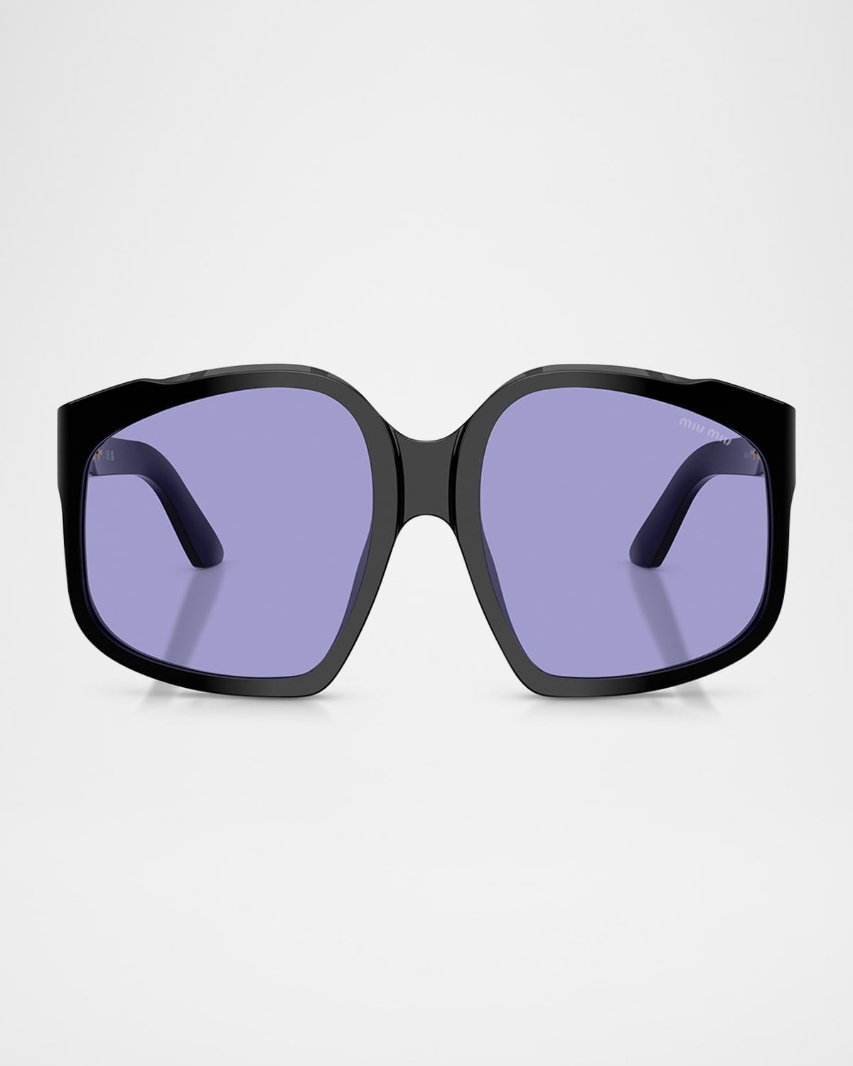 MU A07SF Acetate Square Sunglasses