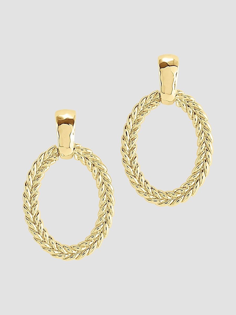 Women's Cheval 18K-Gold-Plated Drop Earrings - Gold