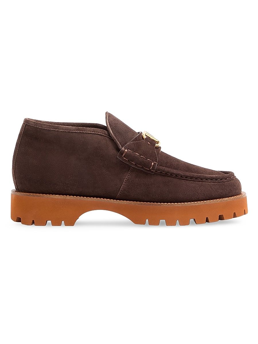 Men's Lord Chunky Ankle Boots in Split Leather - Testa Di Moro - Size 7