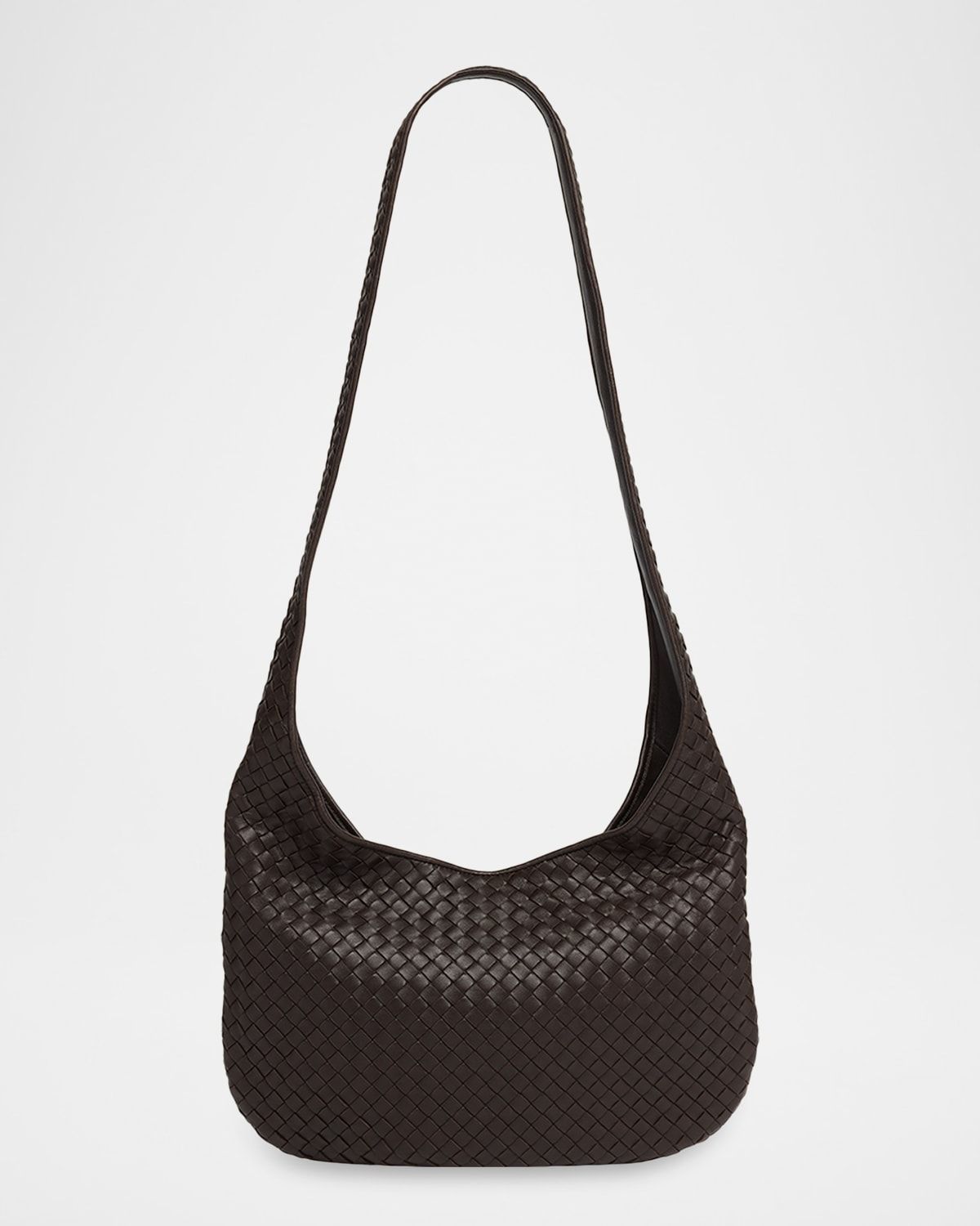 Men & apos;s Small Veneto Intrecciato Leather Shoulder Bag