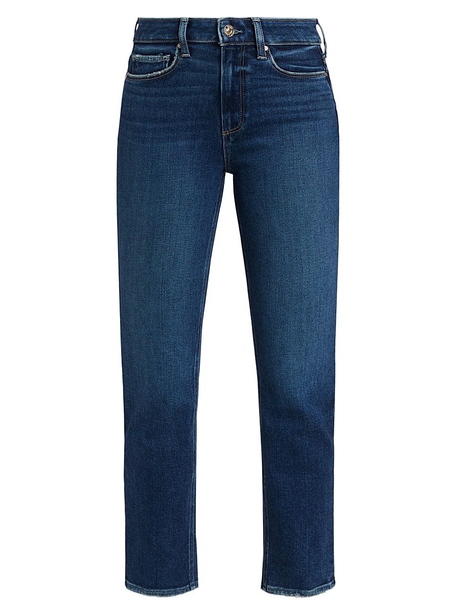 Women's Cindy Cropped Straight-Leg Jeans - Arpeggio - Size 32