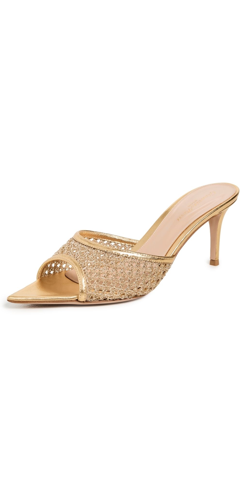 Gianvito Rossi Dorotea Mules 70mm Mekong 40