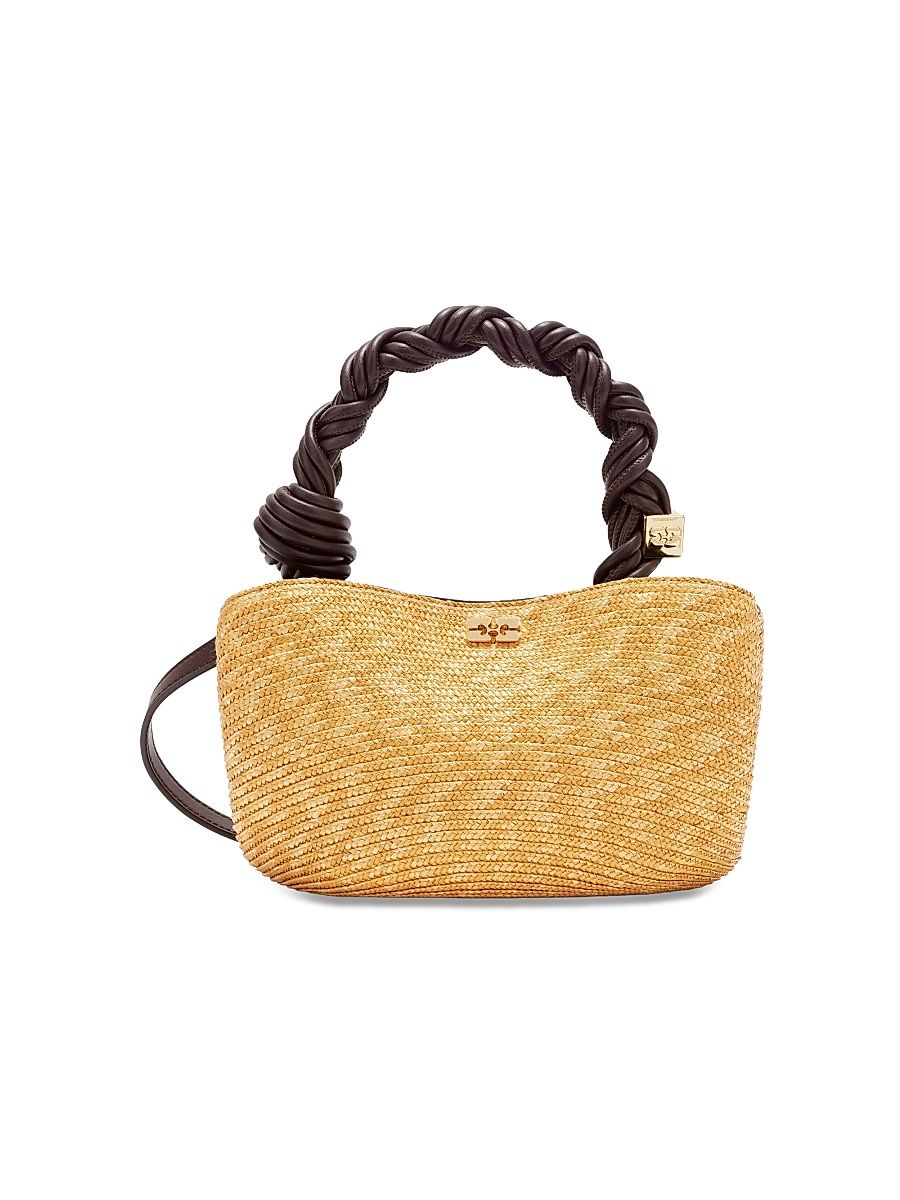 Women's Bou Mini Straw Top Handle Bag - Italian Straw
