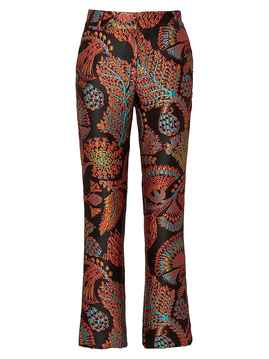 Women's 24/7 Pants - Jacquard Sicomore Black - Size XS