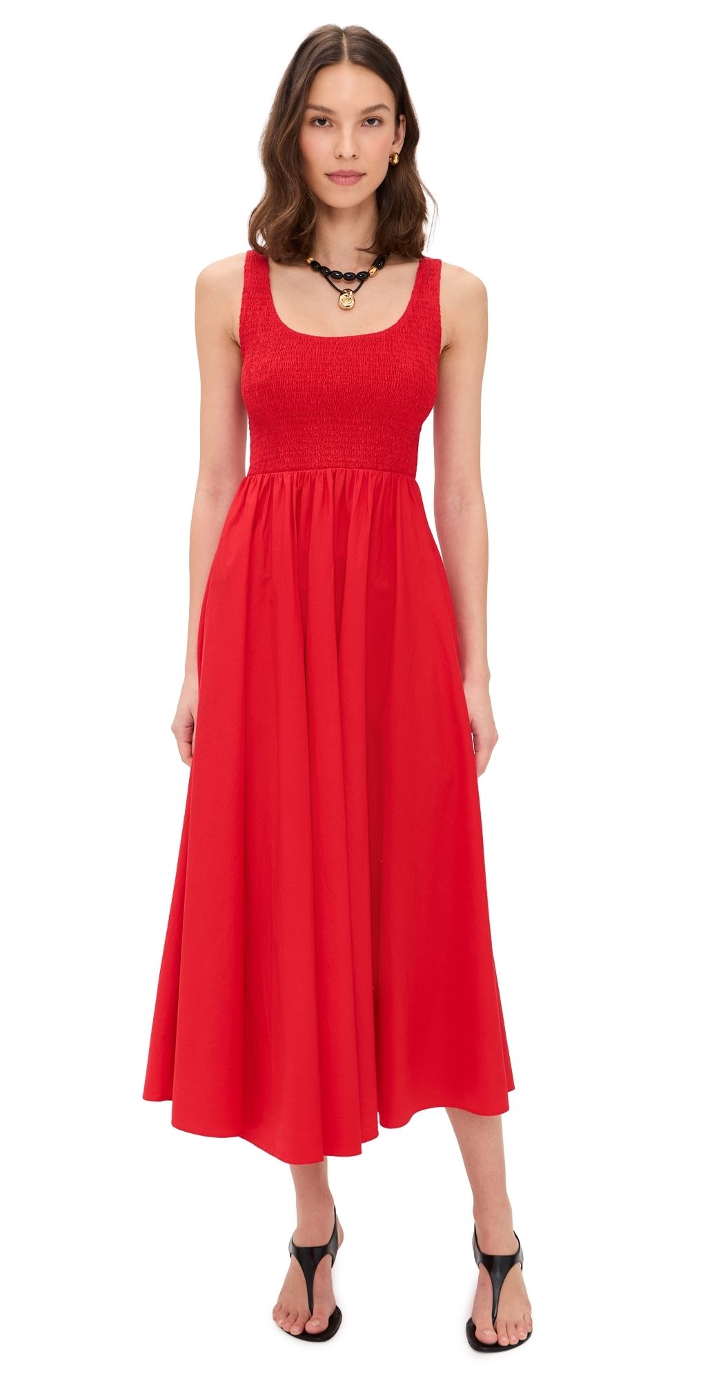 XIRENA Florence Dress Red Flash M