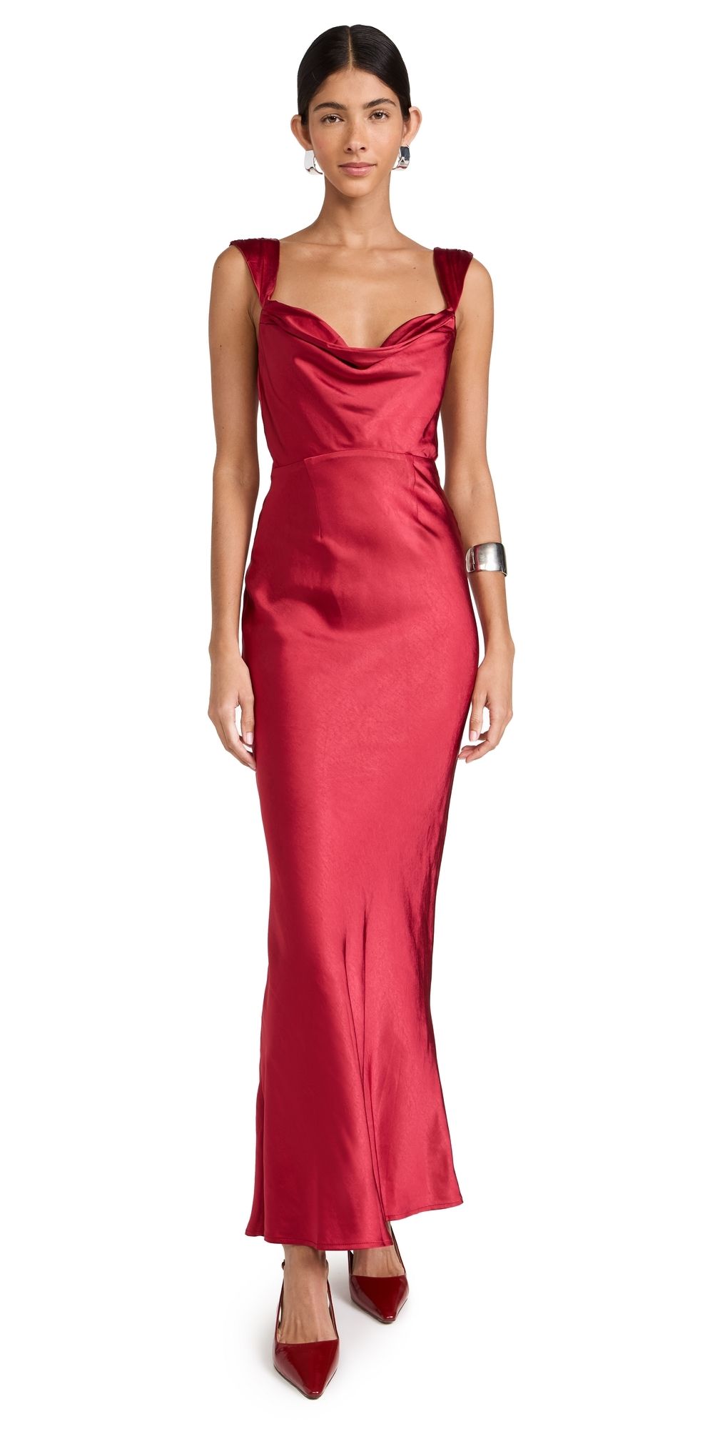 Runaway the Label Margot Maxi Dress Red S