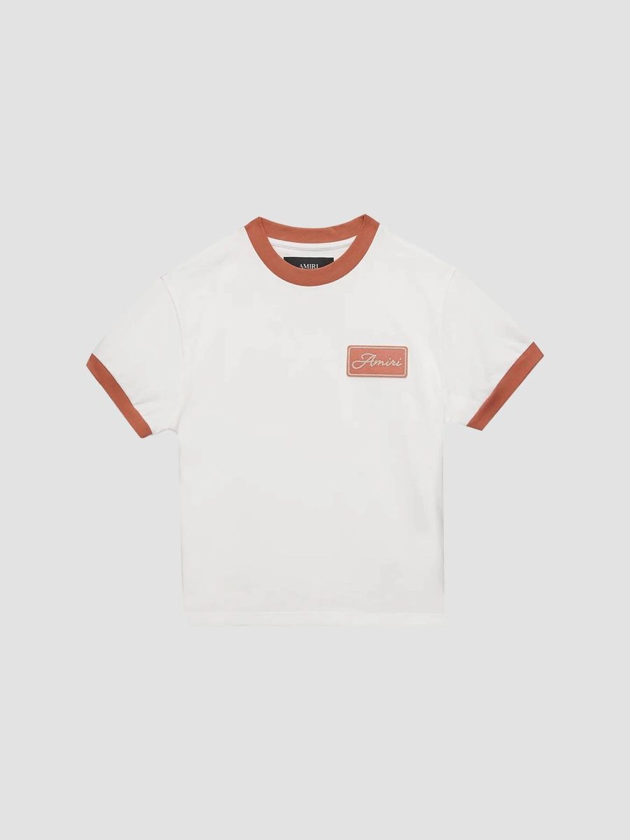 Amiri Boy's Little Boy's & Boy's Script Ringer T-Shirt - Ivory - Size 12