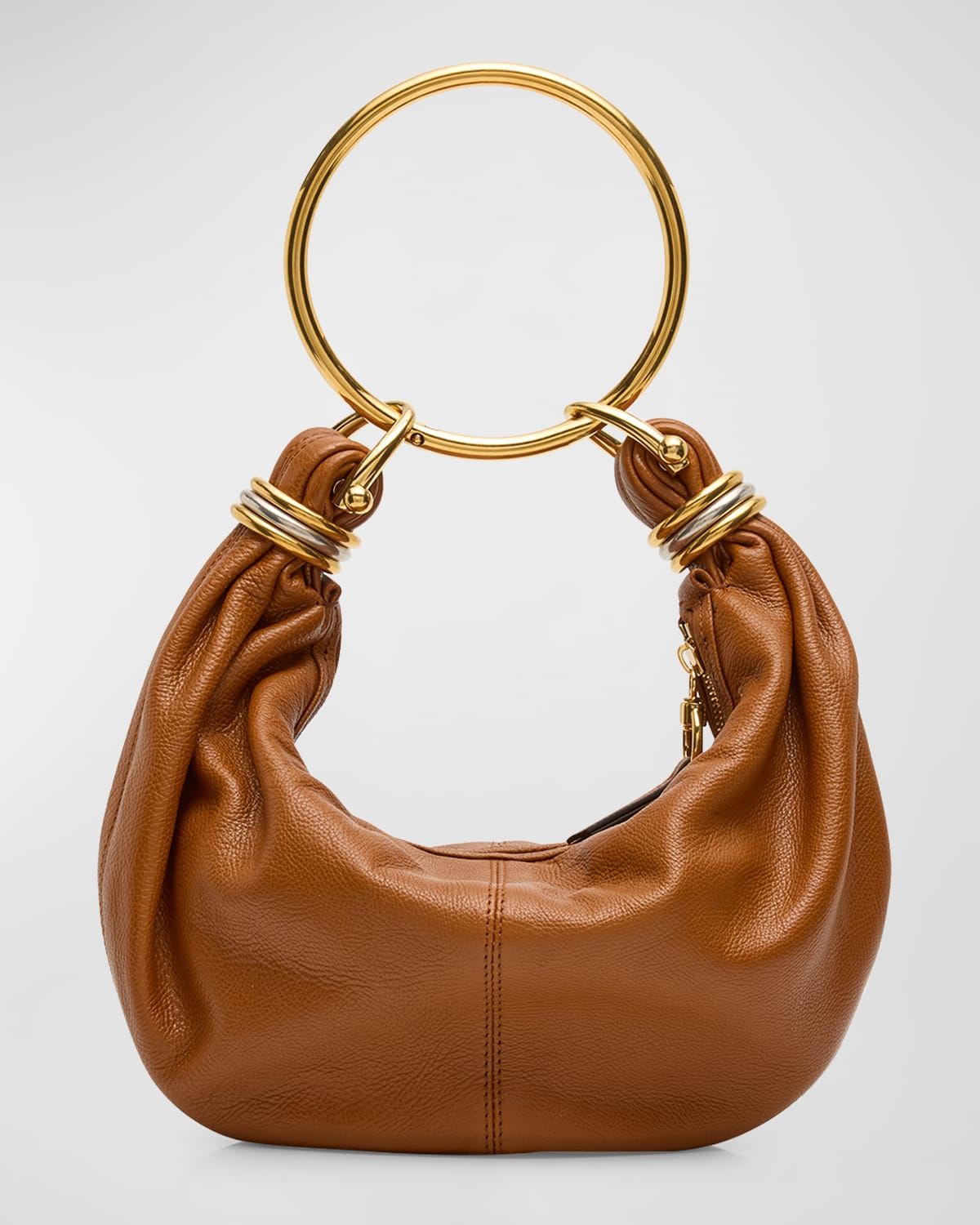 Bracelet Bag Mini in Shiny Grained Calfskin