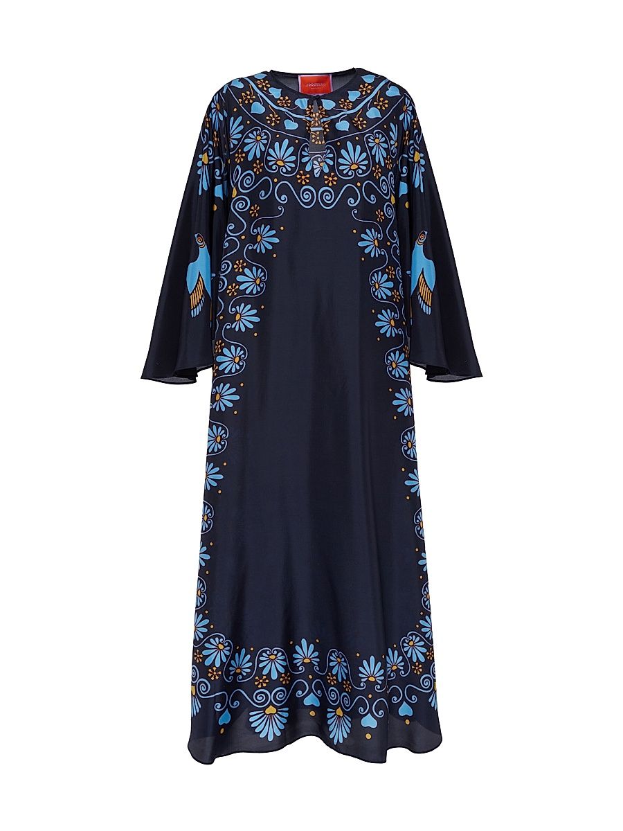 Women's Flying Kaftan - Olympus Place Navy - Size Small
