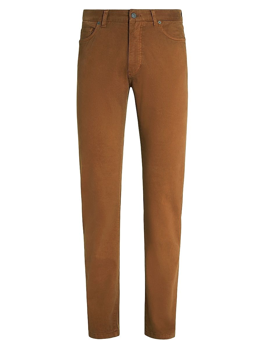 Men's Stretch Cotton Roccia Jeans - Dark Foliage - Size 40