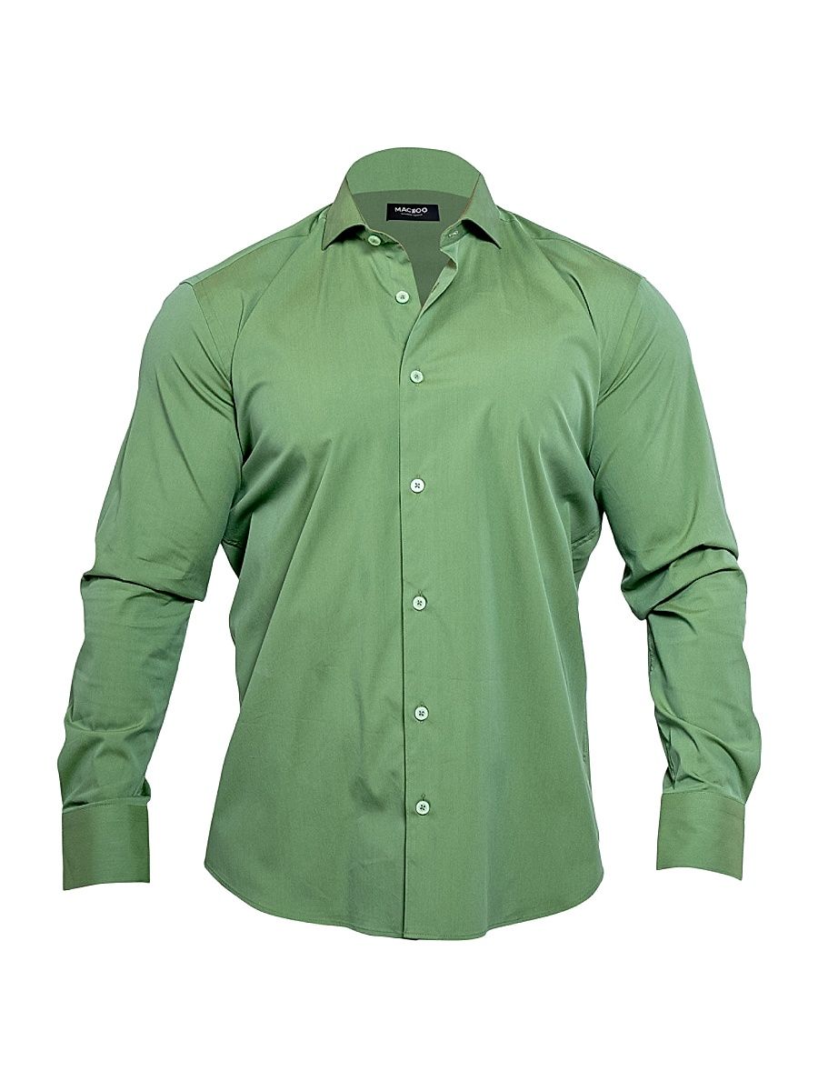 Men's Einstein Aristocrat Luxe Stretch Shirt - Green - Size XXXXL
