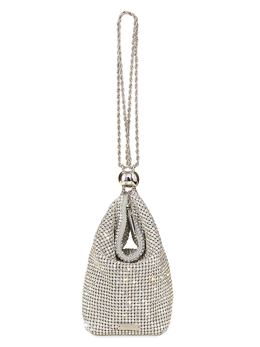 Women's Rue Rhinestone Wristlet - Silver