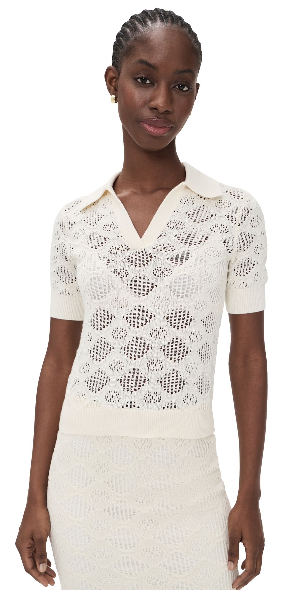 Favorite Daughter The Courtside Polo Ivory XL