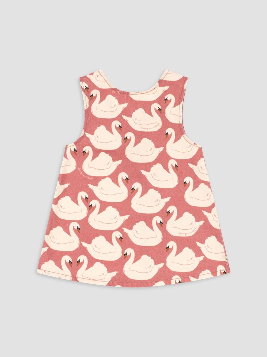 Konges Slojd Girl's Little Girl's & Girl's Magot A-Line Dress - Swan Rose - Size 9
