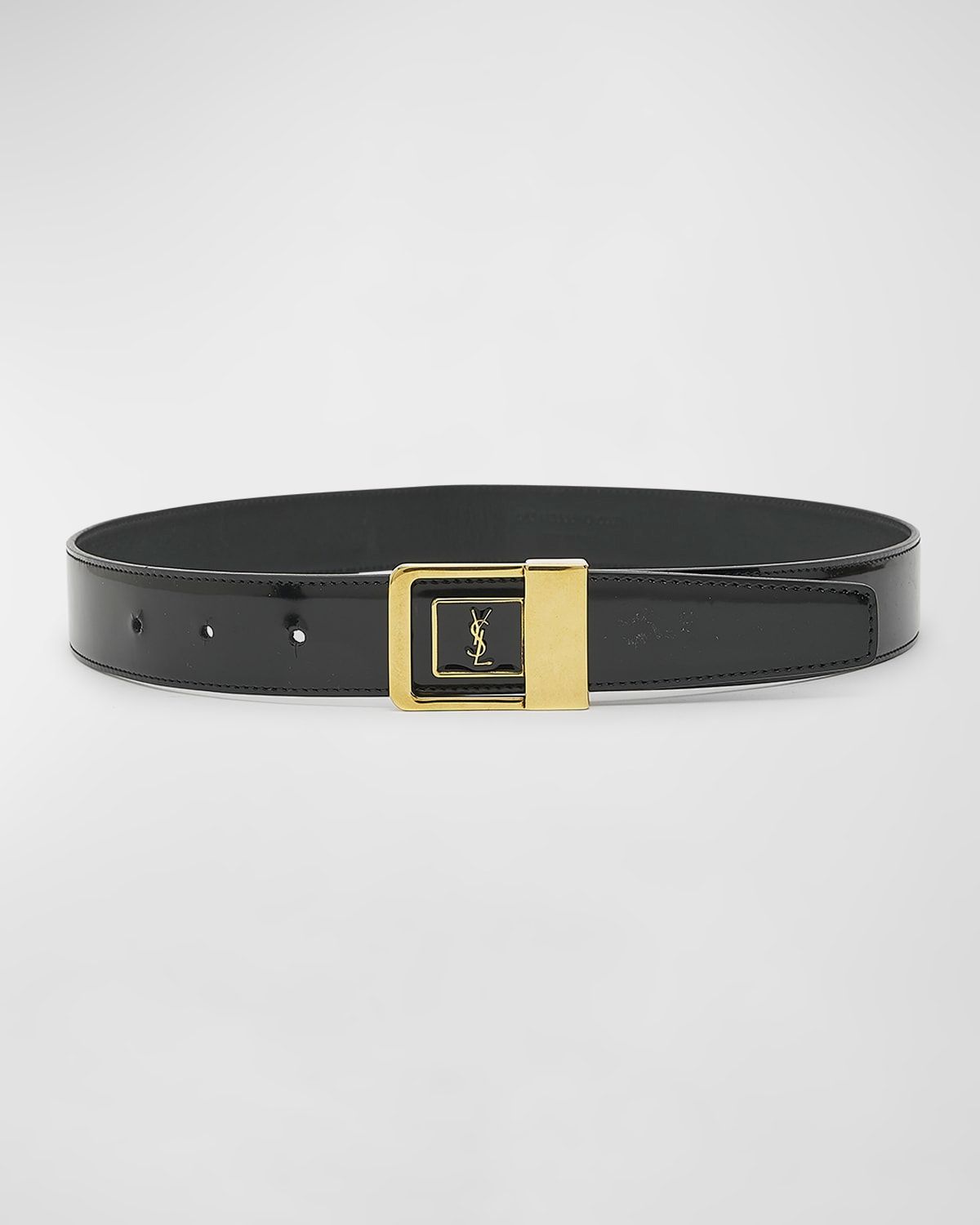 YSL Patent Leather Belt