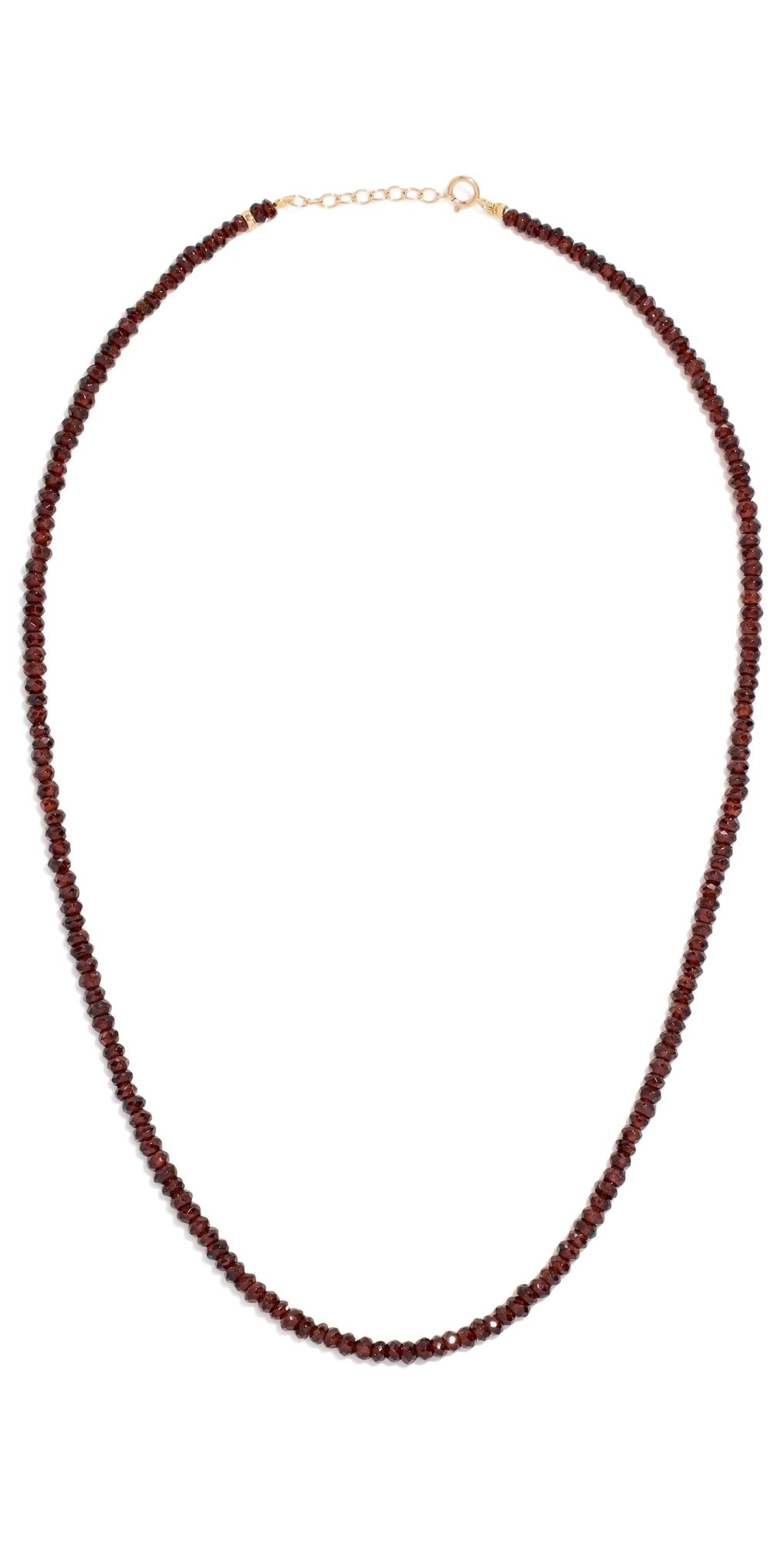 JIA JIA January Garnet Beaded Necklace Garnet One Size