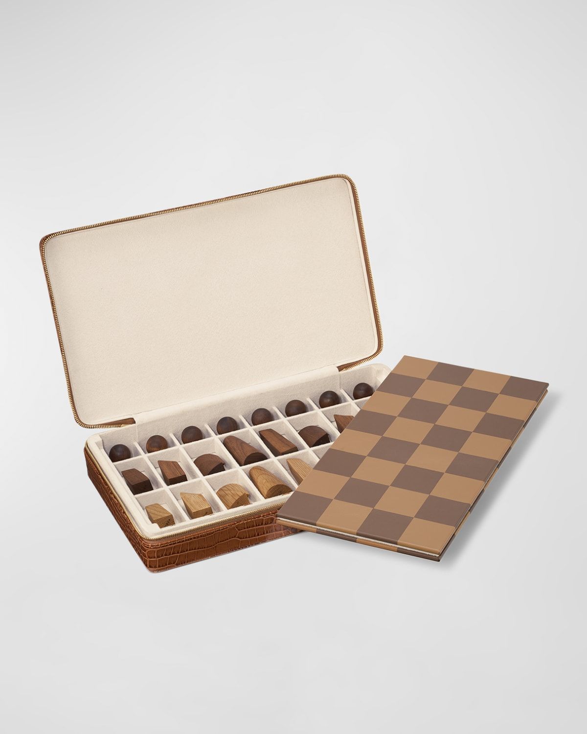 Enzo Leather Travel Chess Set