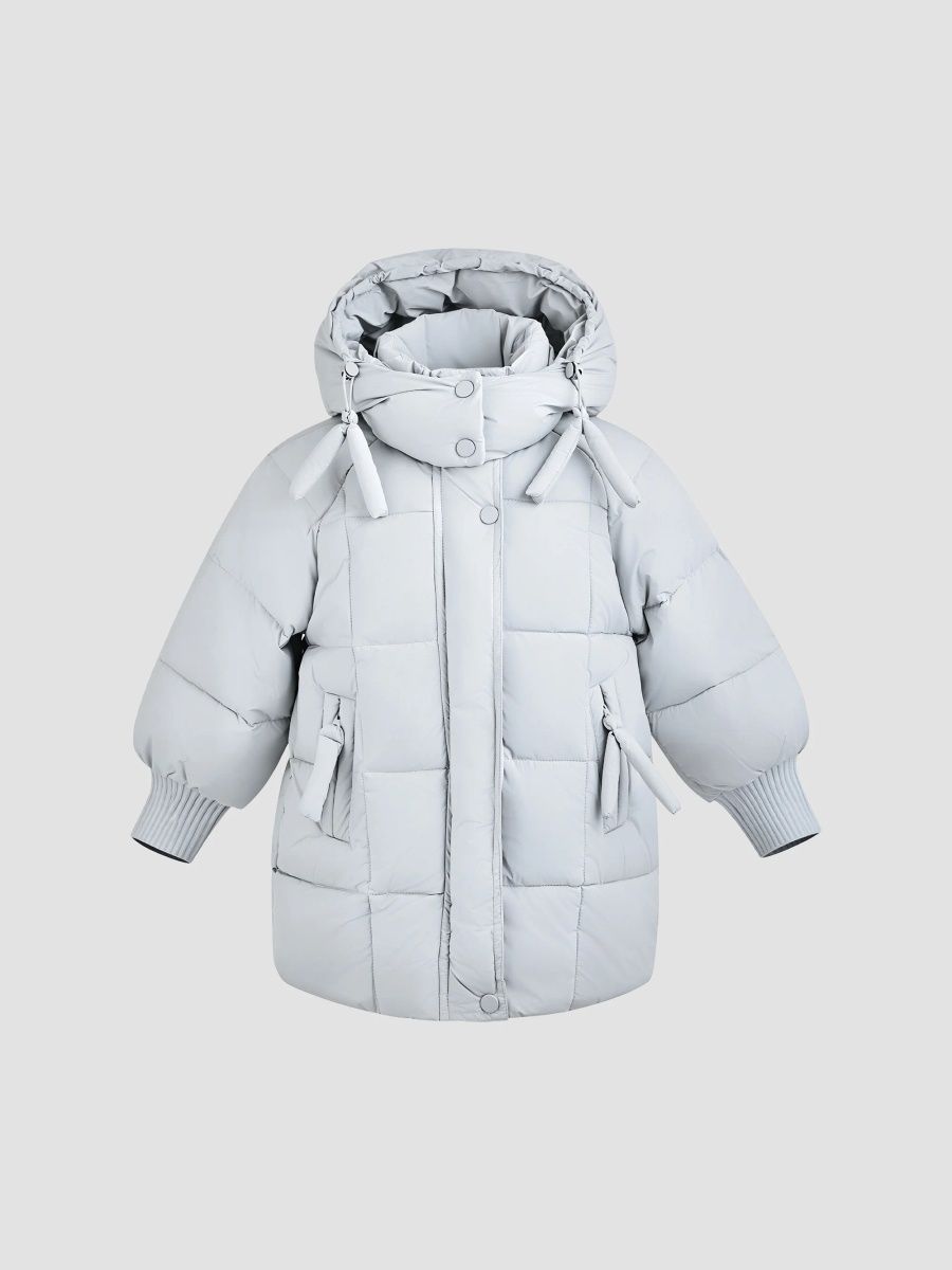 Mimi Tutu Girl's Little Girl's & Girl's Quilted Hooded Jacket - Blue - Size 3
