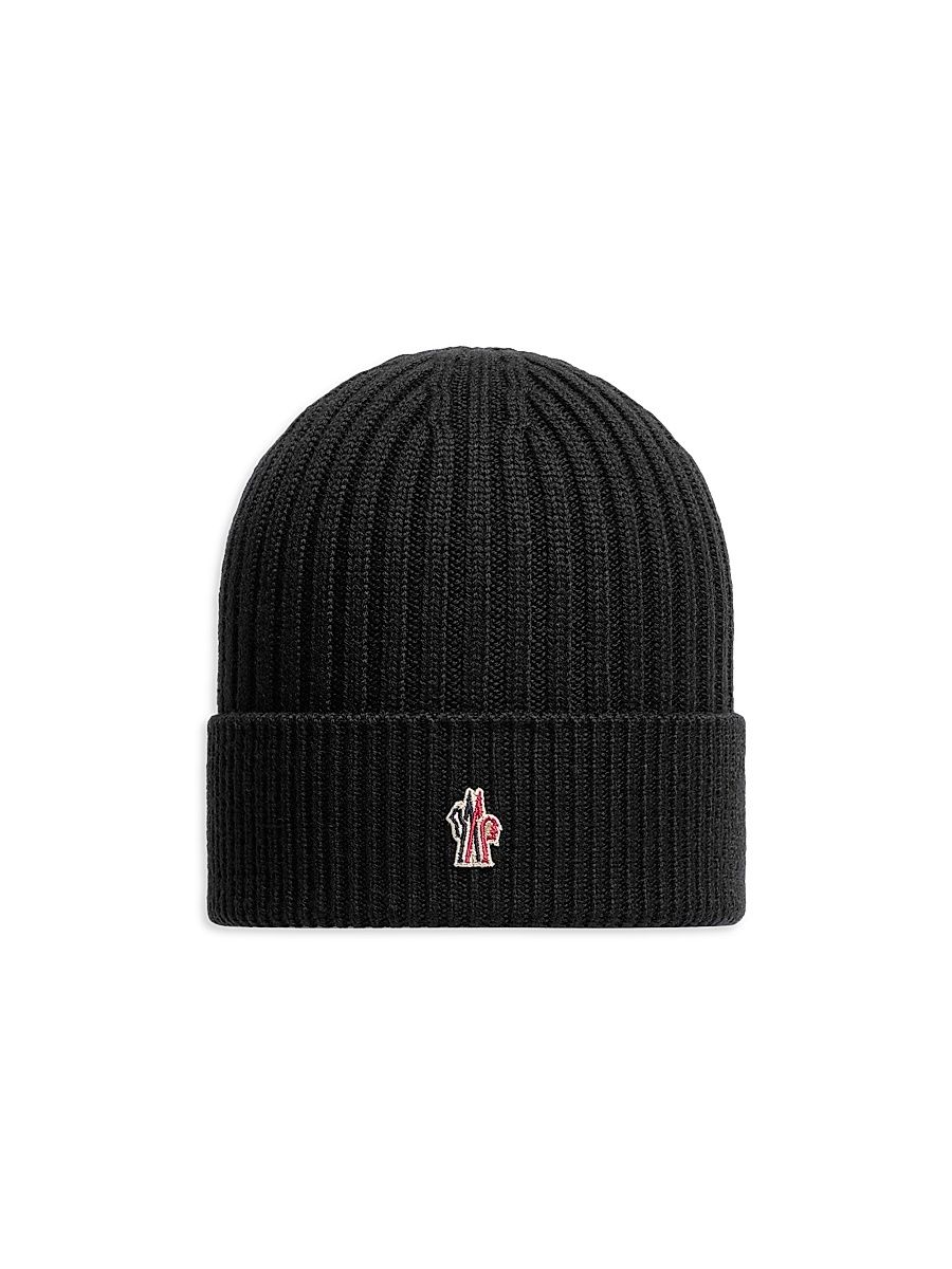 Men's Beanie Hat in Wool - Black