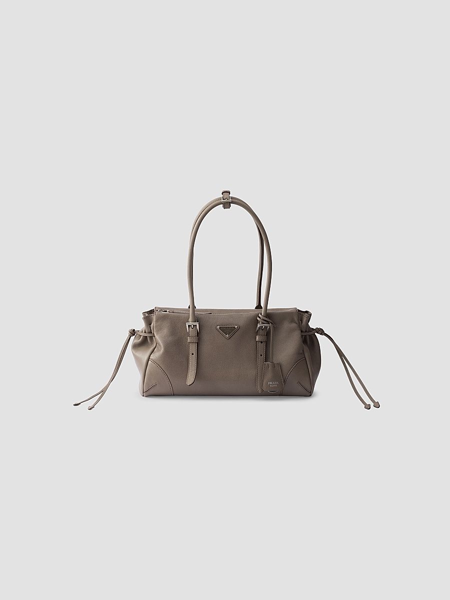 Women's Bonnie Medium Antiqued Leather Tote Bag - Grey