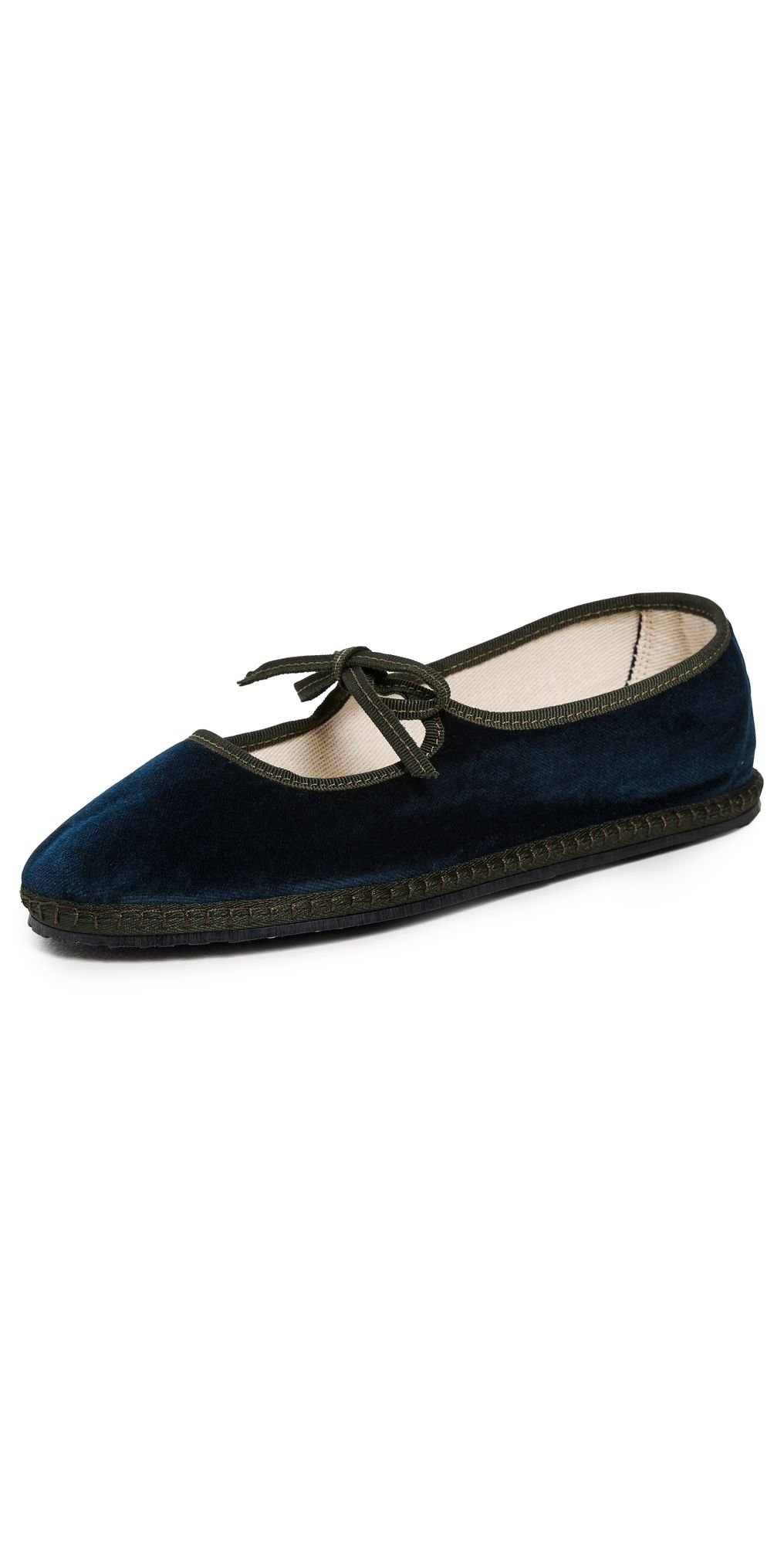 ViBi VENEZiA Brigitte Velvet Mary Jane Flats Zattere 38