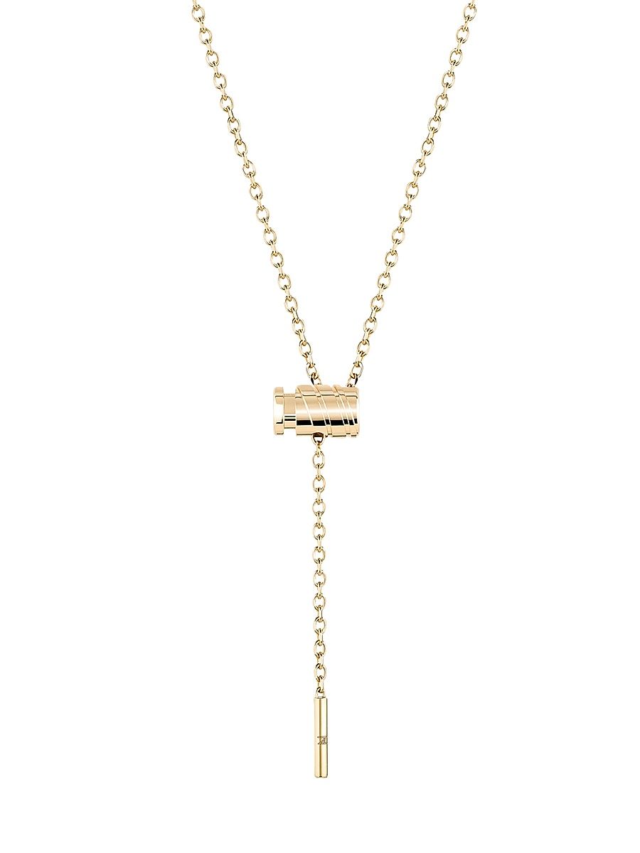 Women's Latch Mini 18K Yellow Gold Necklace - Yellow Gold