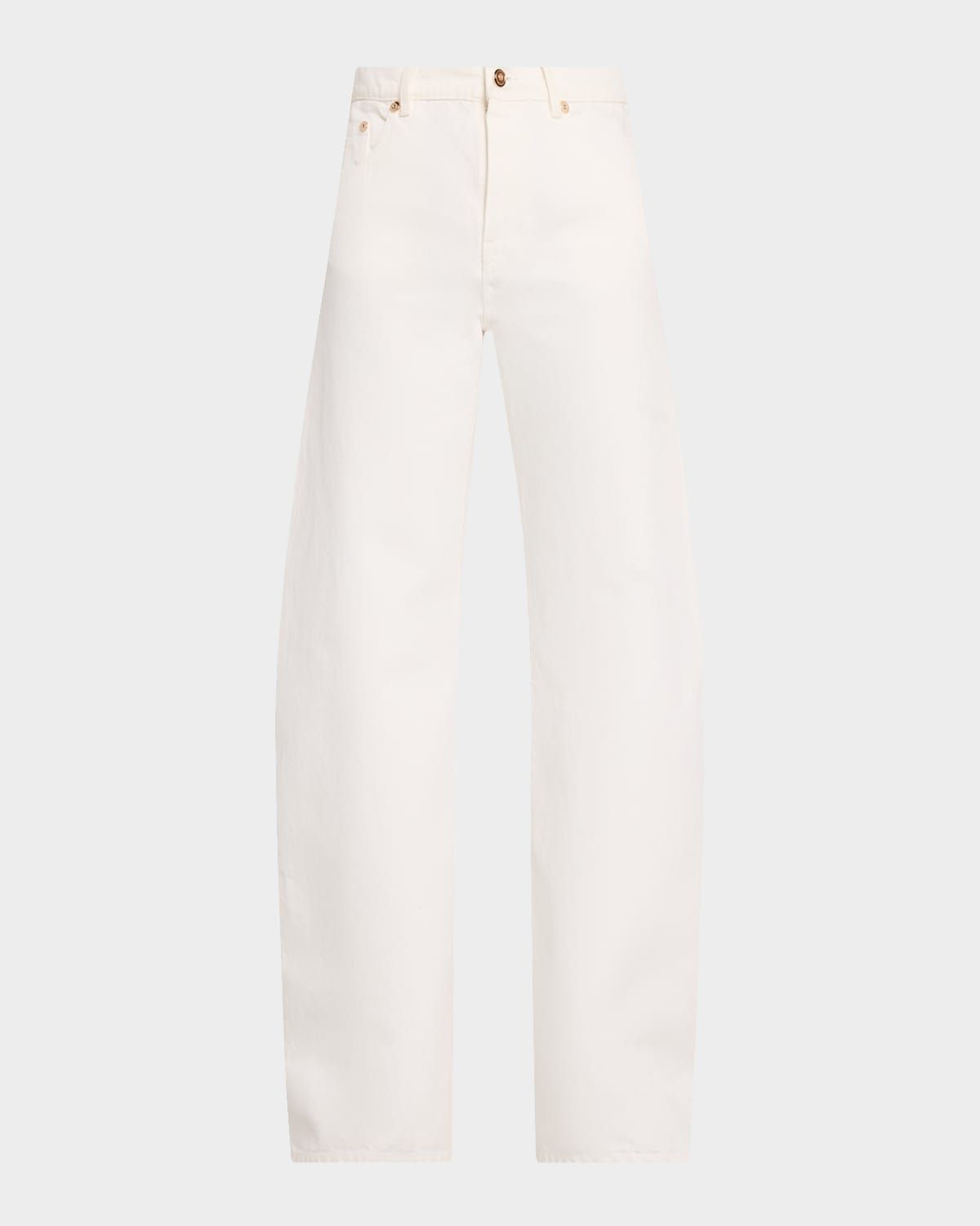 Amoret Mid-Rise Wide Leg Jeans