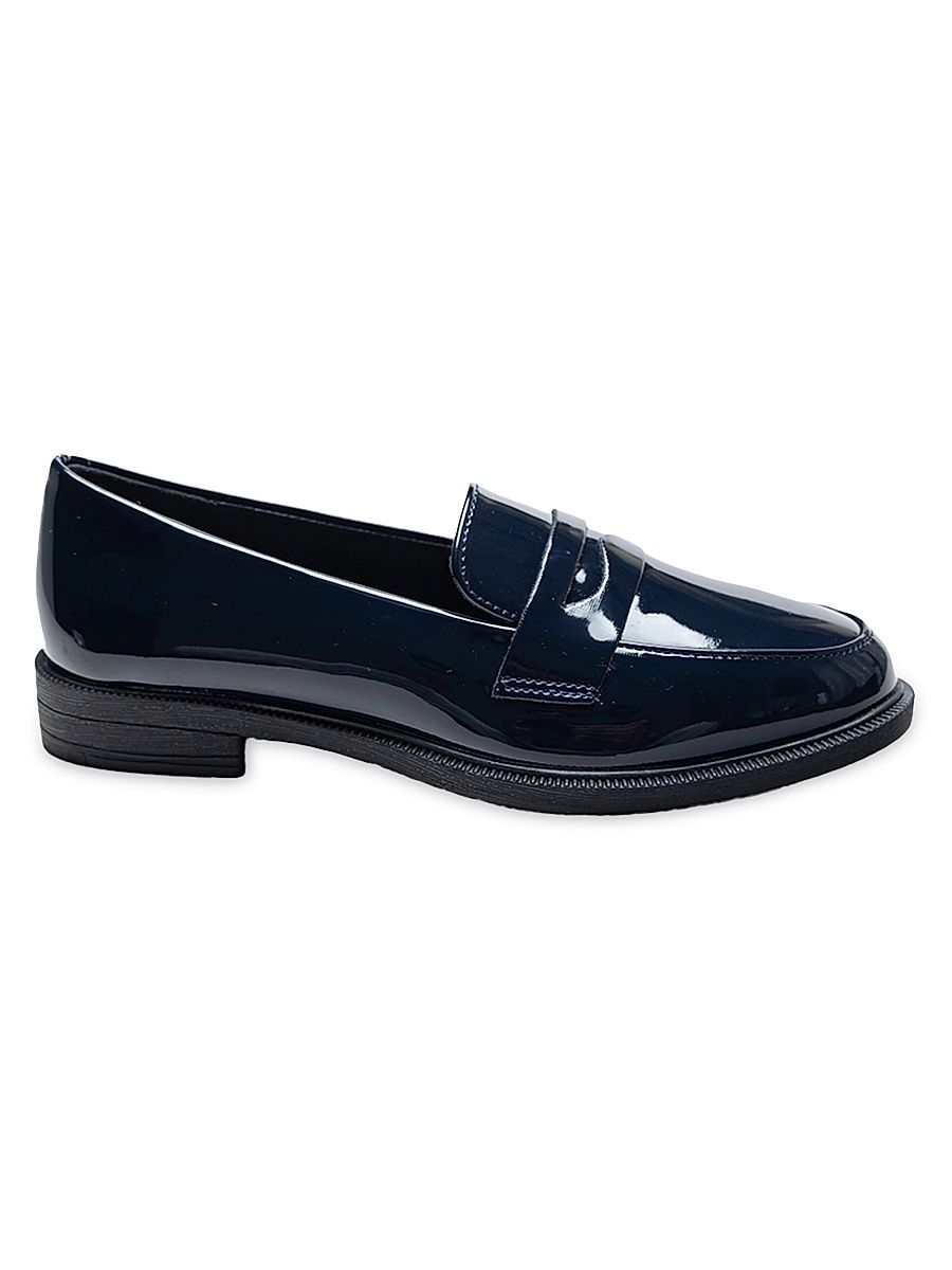 Patent Penny Loafers - Navy - Size 5 (Child)