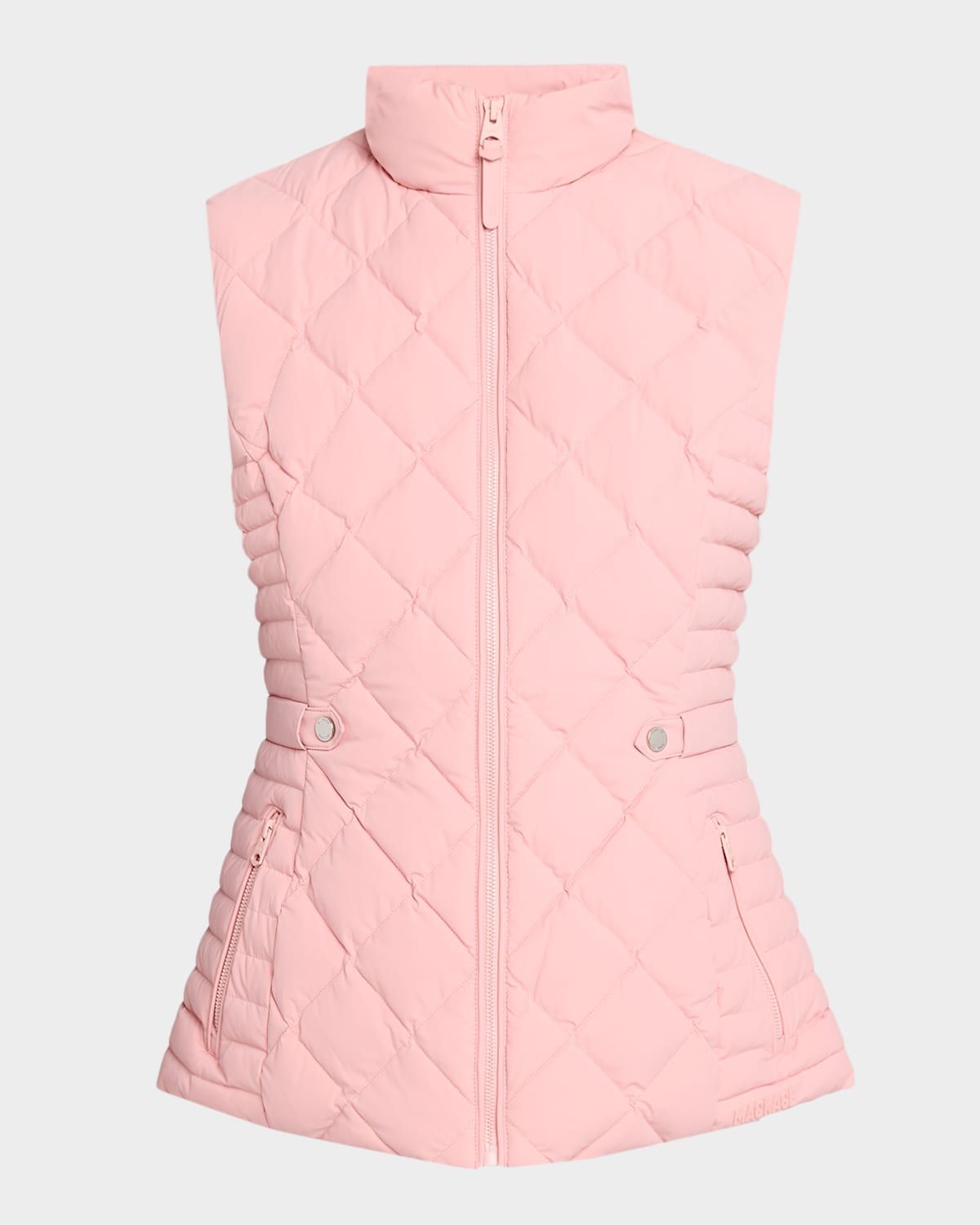 Stefania Diamond-Quilted Down Vest