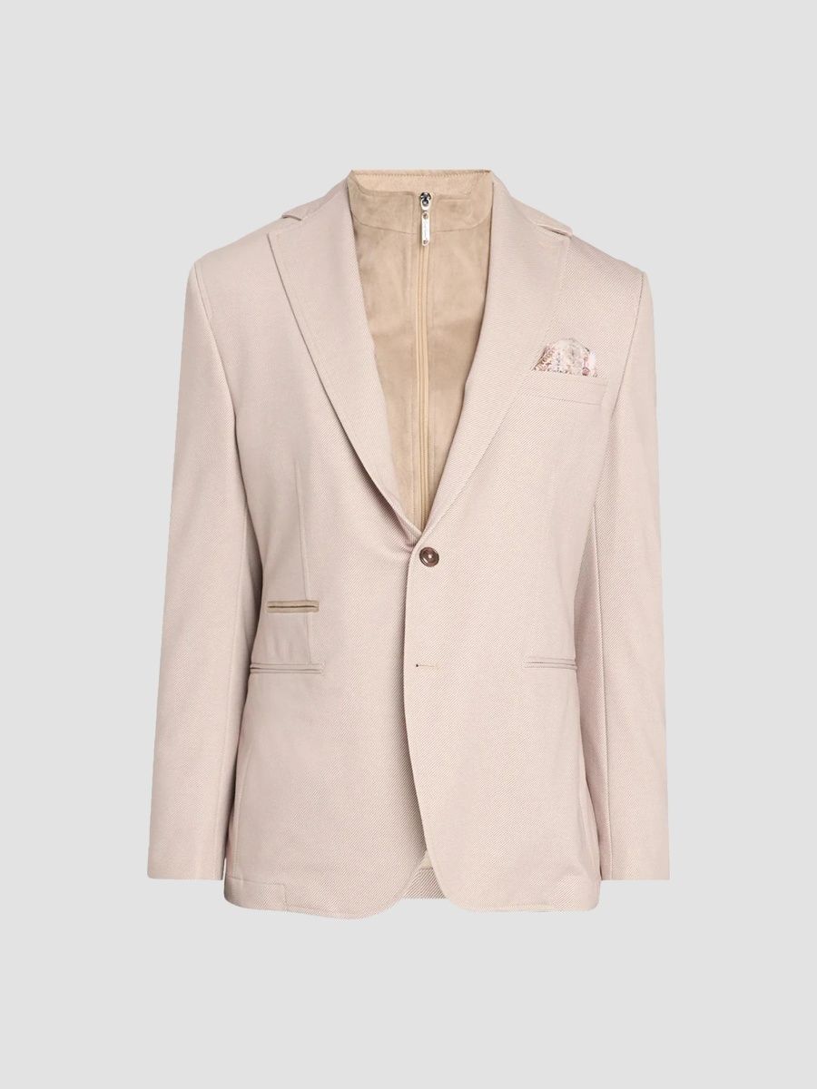 Robert Graham Men's Jetset XVI Sport Coat - Oatmeal - Size 46
