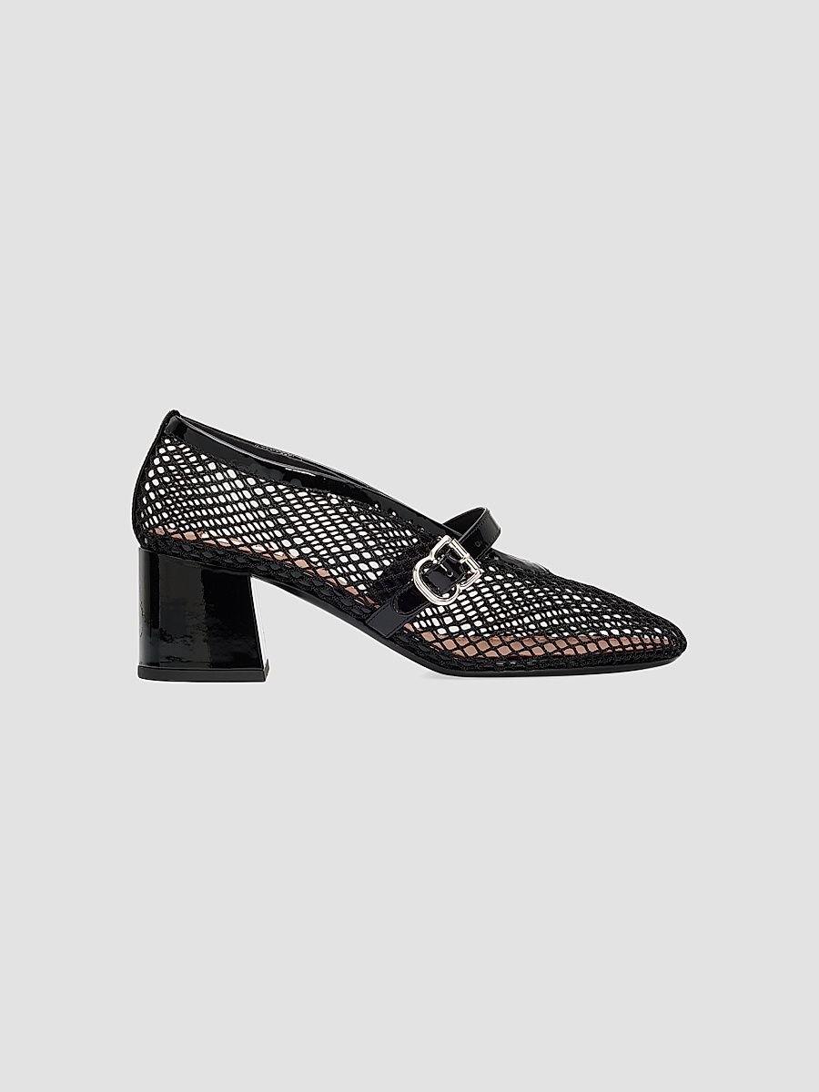 ALAÏA Women's Fishnet 55MM Pumps - Noir - Size 12