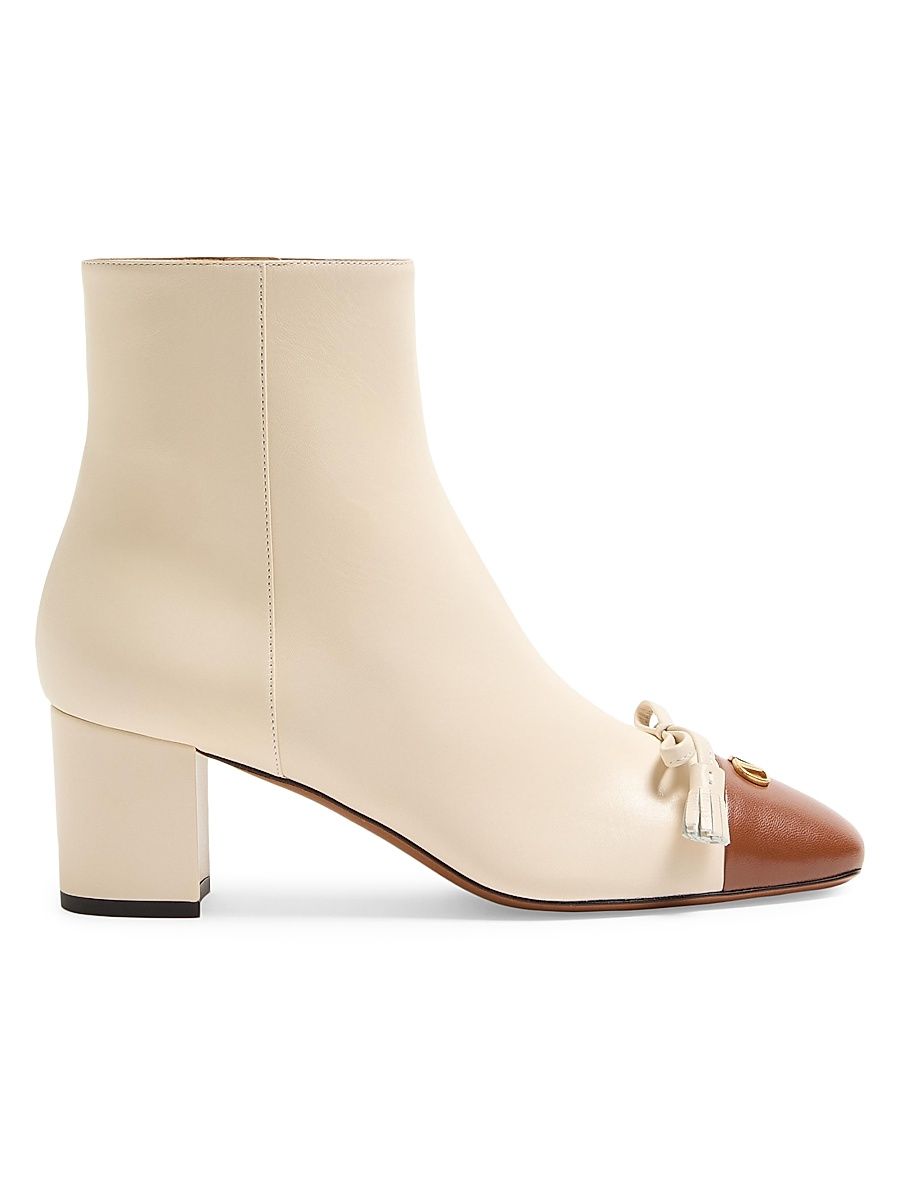 Women's Valet Du Roi Kidskin Leather 60MM Ankle Boots - Butter Tobacco - Size 12