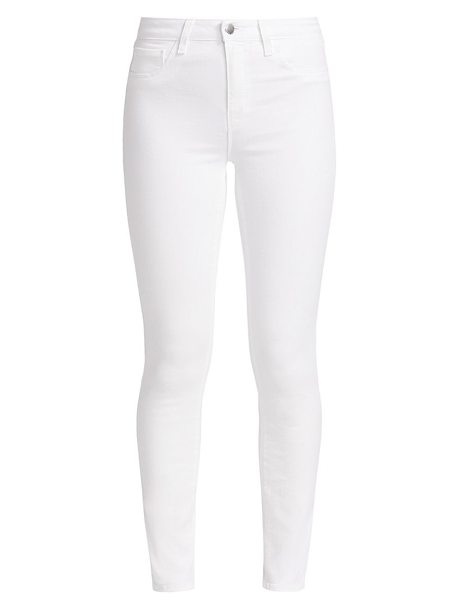 Women's Marguerite High-Rise Skinny Jeans - White - Size 32